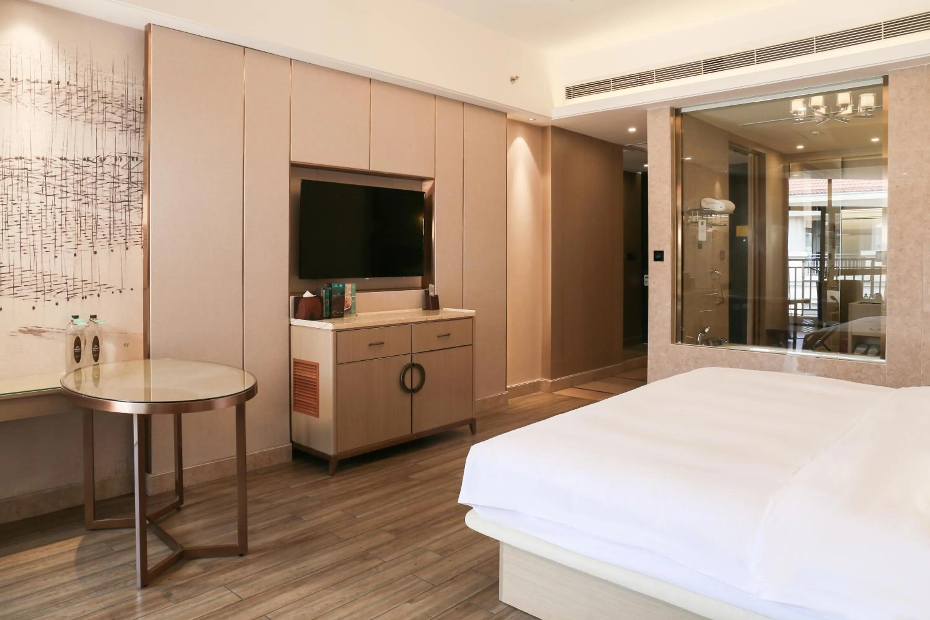 Bed in Wanda Realm Xiamen North Bay