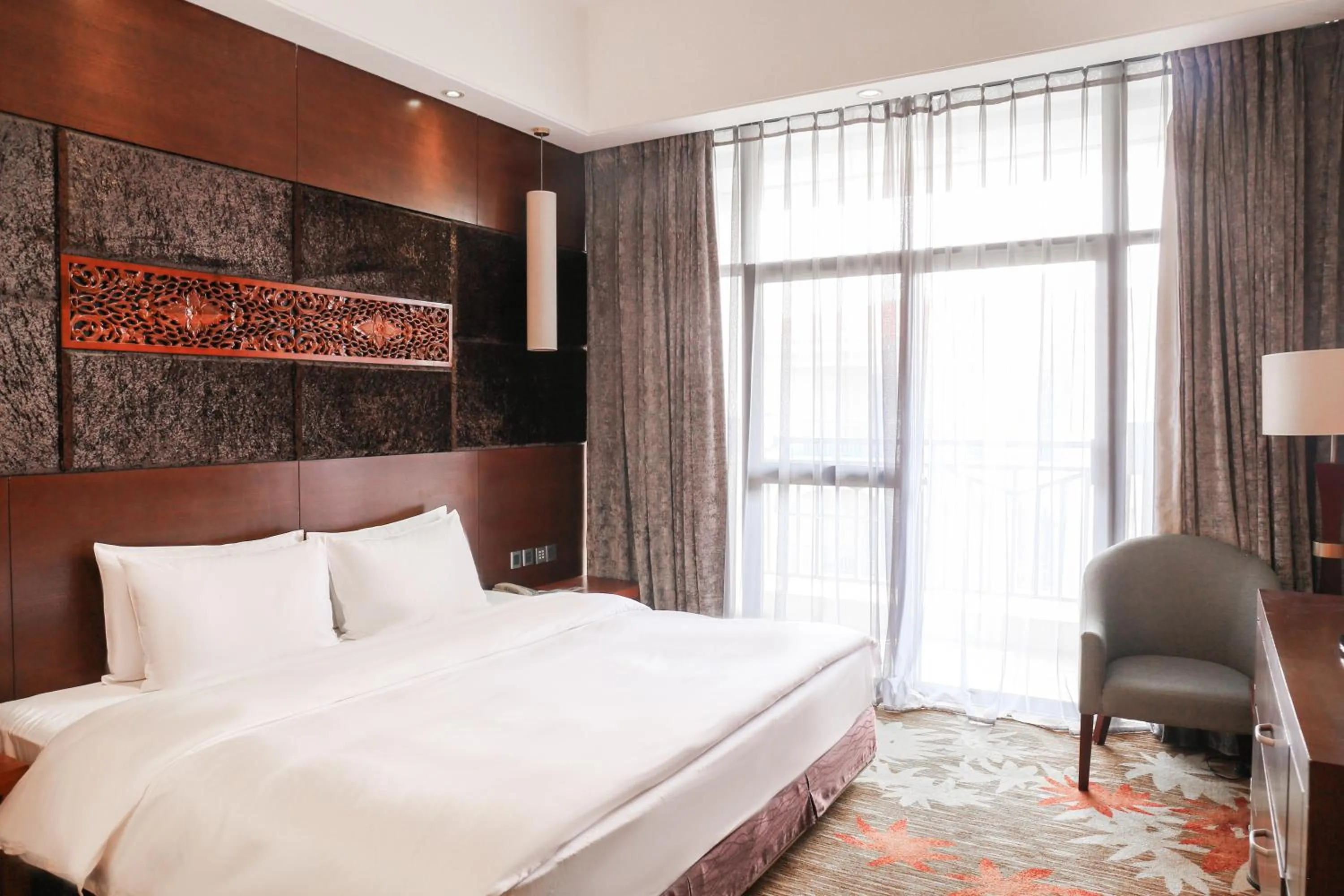 Bed in Wanda Realm Xiamen North Bay