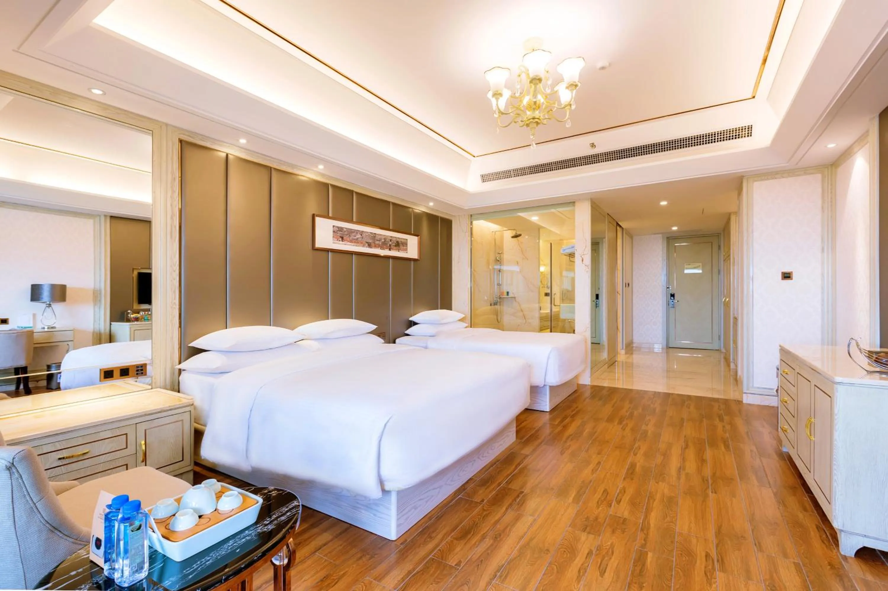 Bed in Wanda Realm Xiamen North Bay