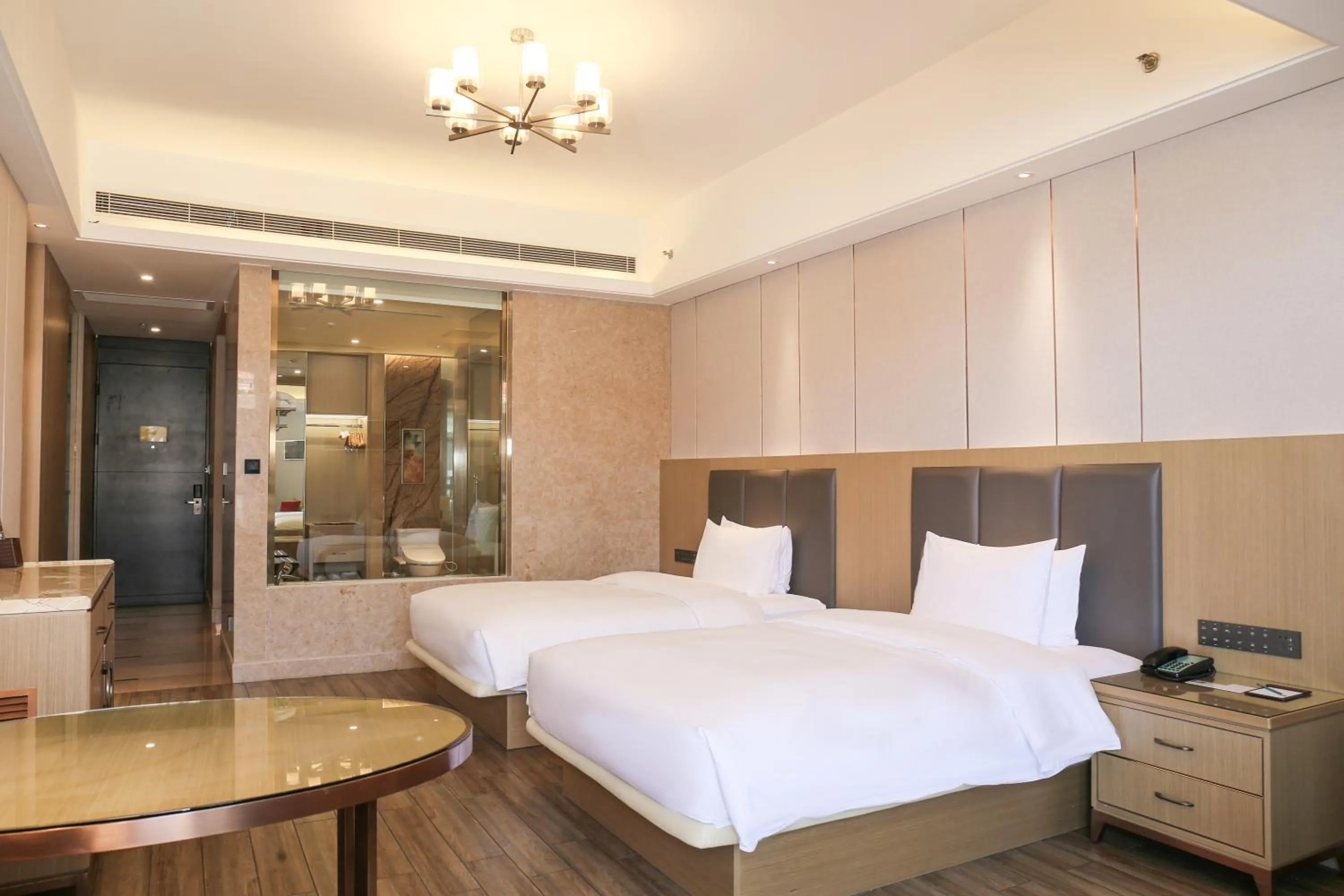 Bed in Wanda Realm Xiamen North Bay