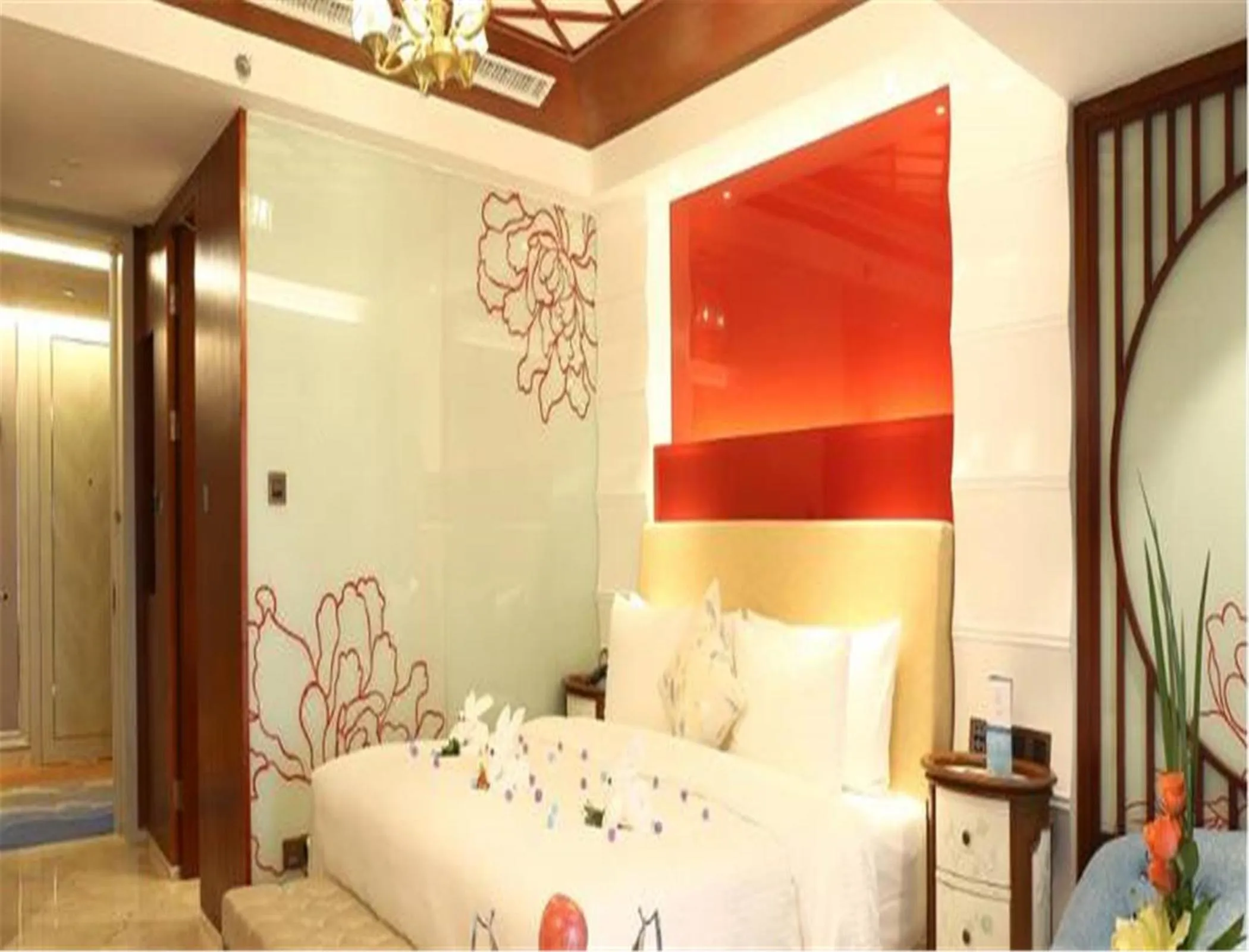 Bed in Wanda Realm Xiamen North Bay