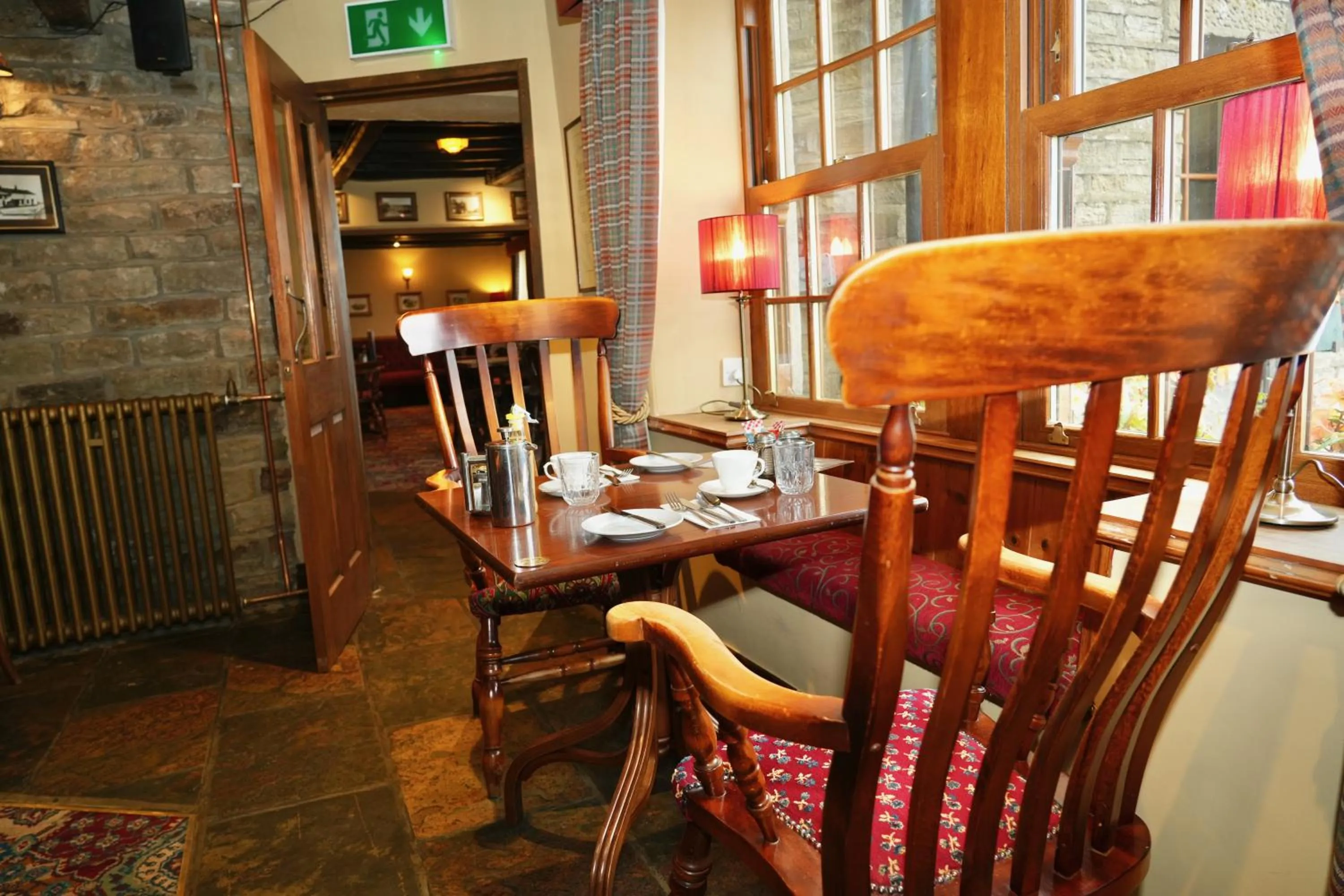 Seating area in The Dog and Partridge