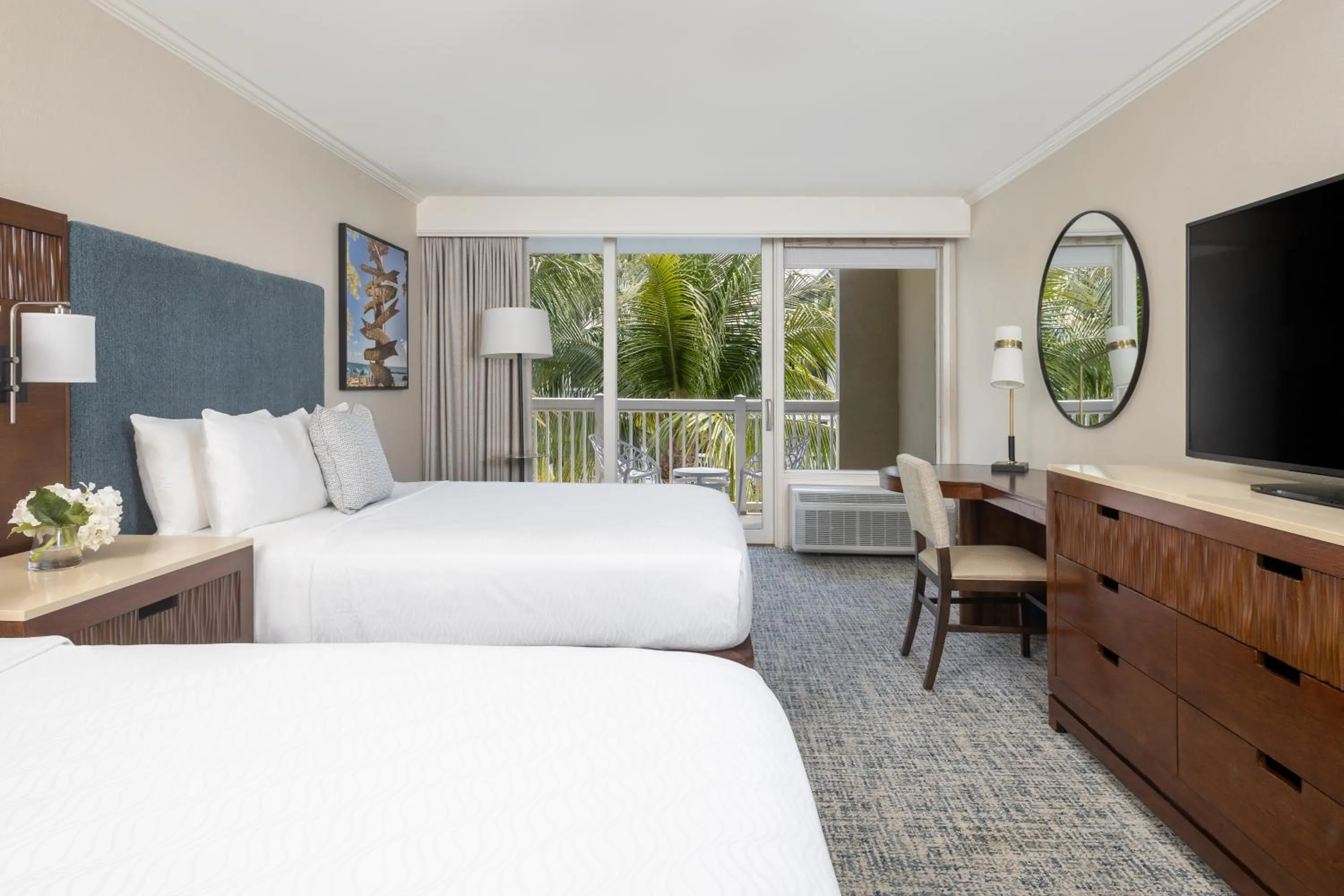 Bed in Opal Key Resort & Marina