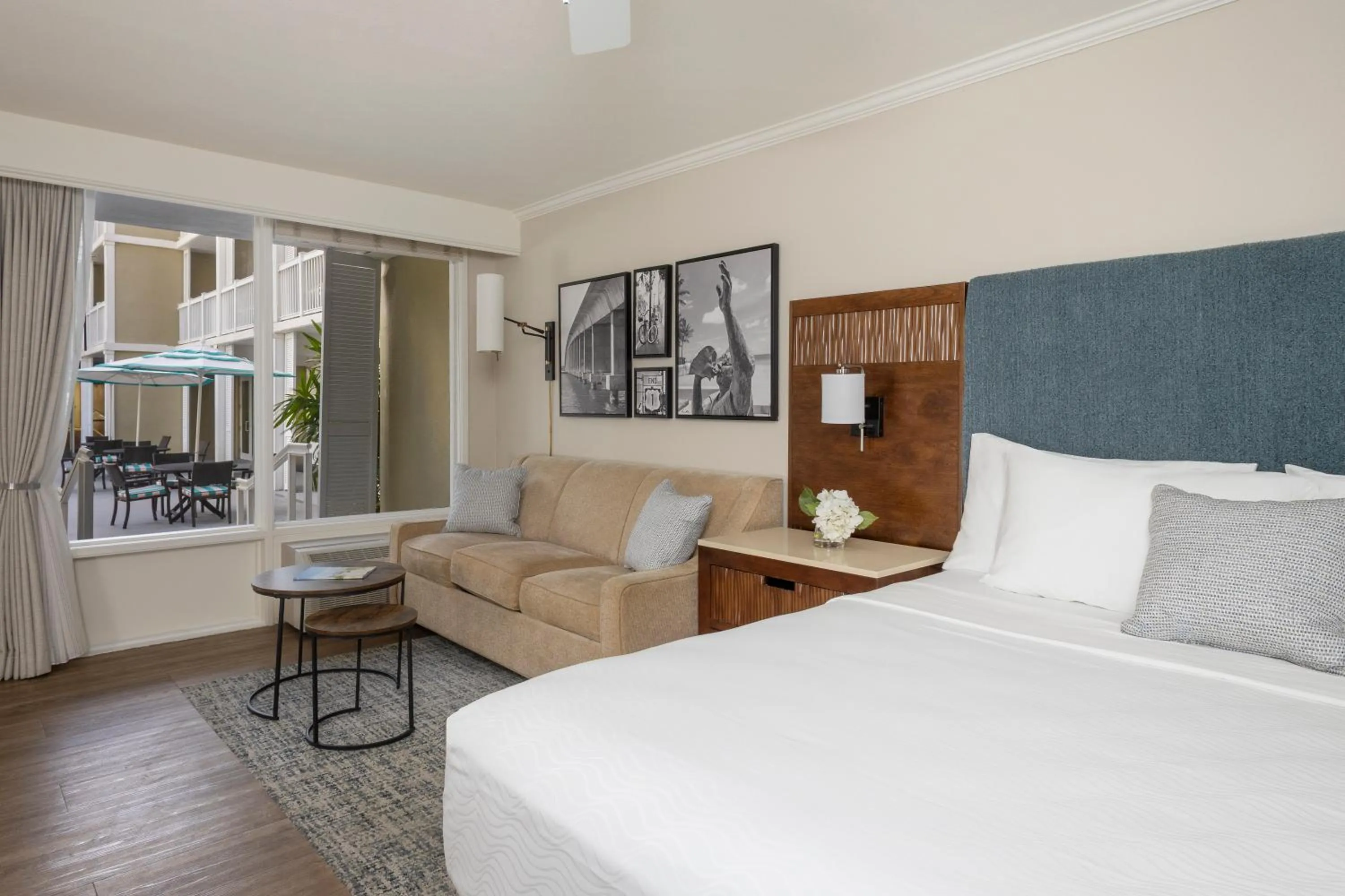 Bed in Opal Key Resort & Marina