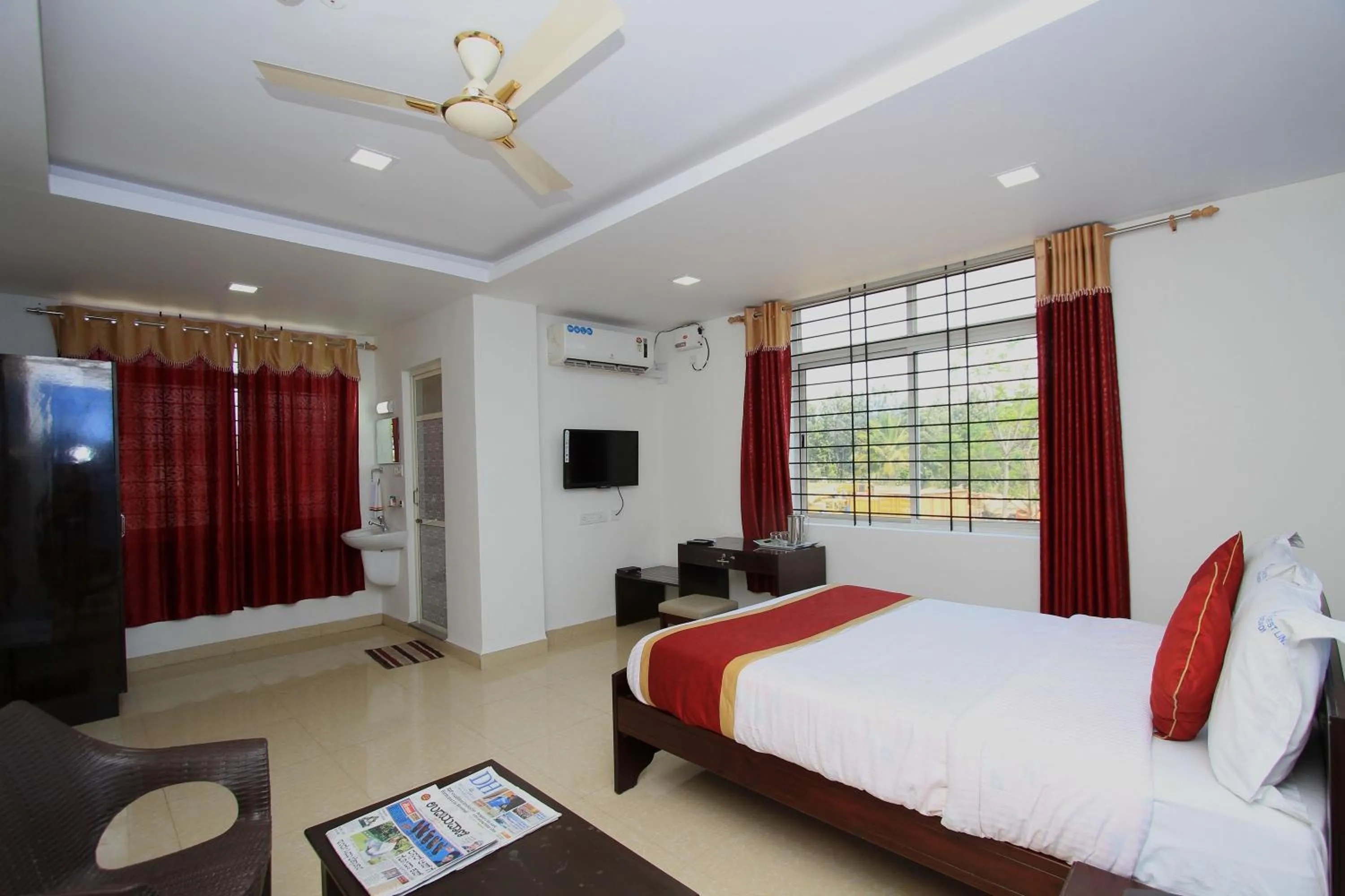 Bedroom, Bed in Hotel O Sri Sai Residency