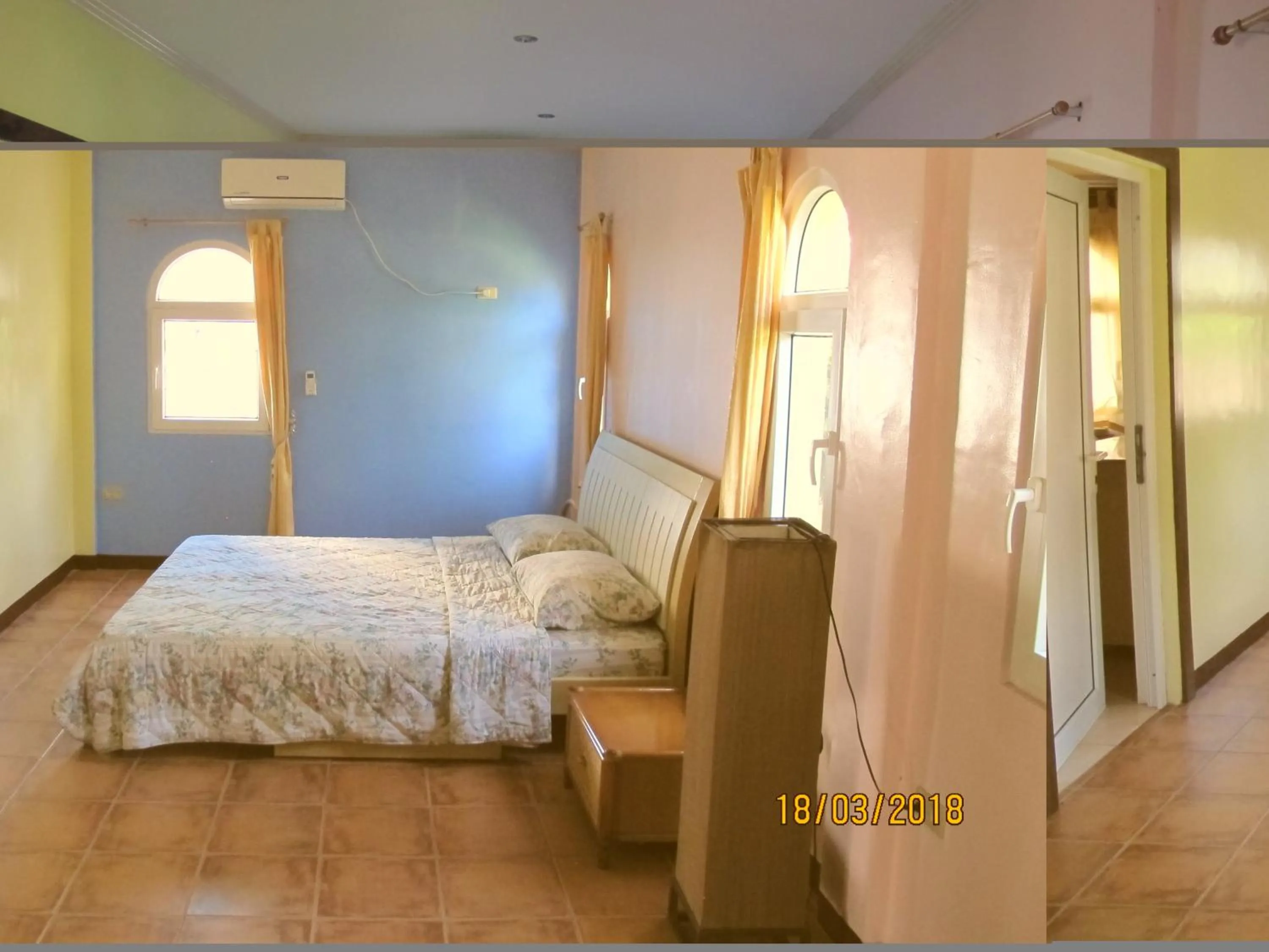 Bed in Cabilao Sunset Dive & Beach Resort