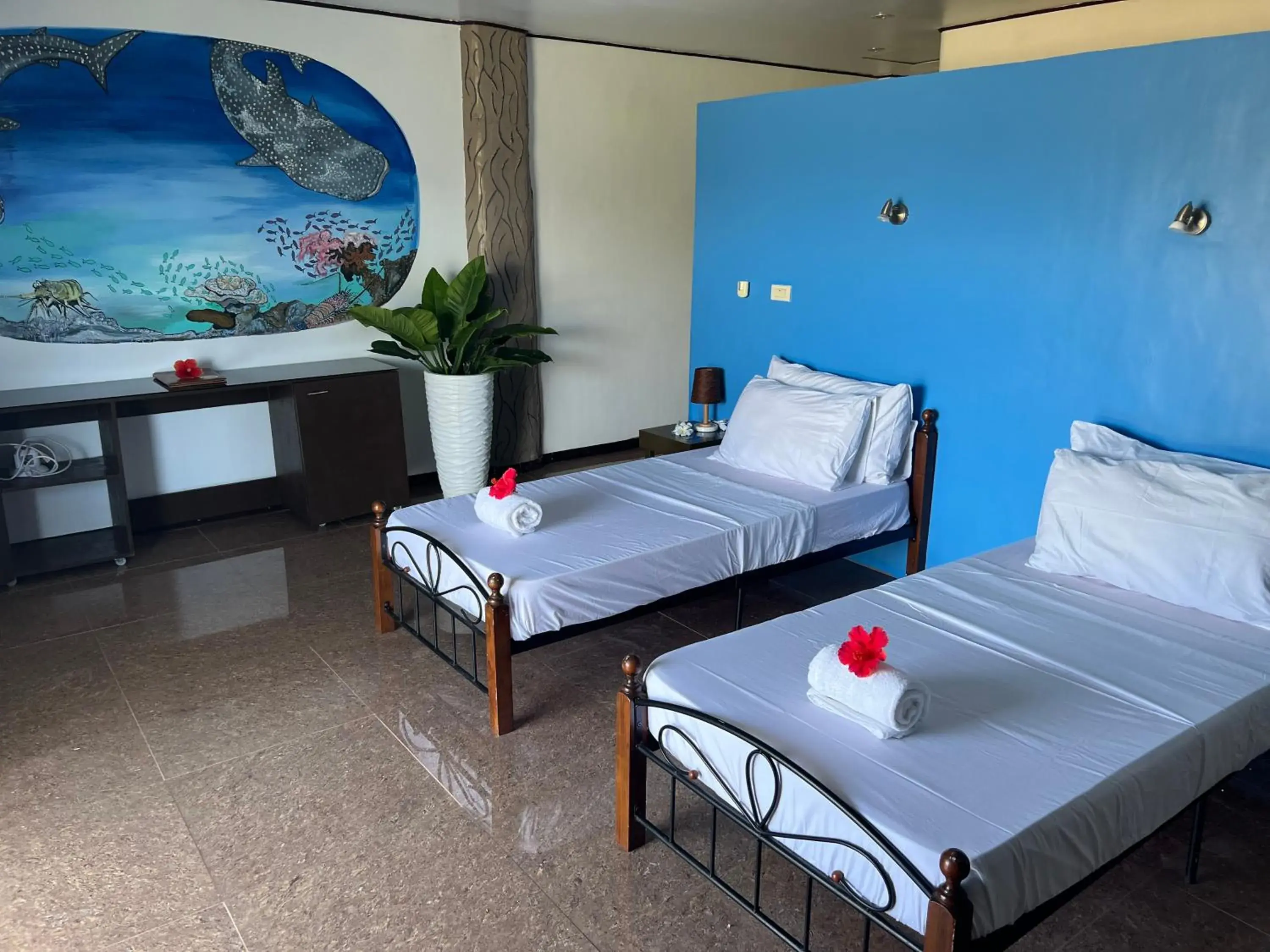 Deluxe Double Room in Cabilao Sunset Dive & Beach Resort Deluxe Double Room in Cabilao Sunset Dive & Beach Resort
