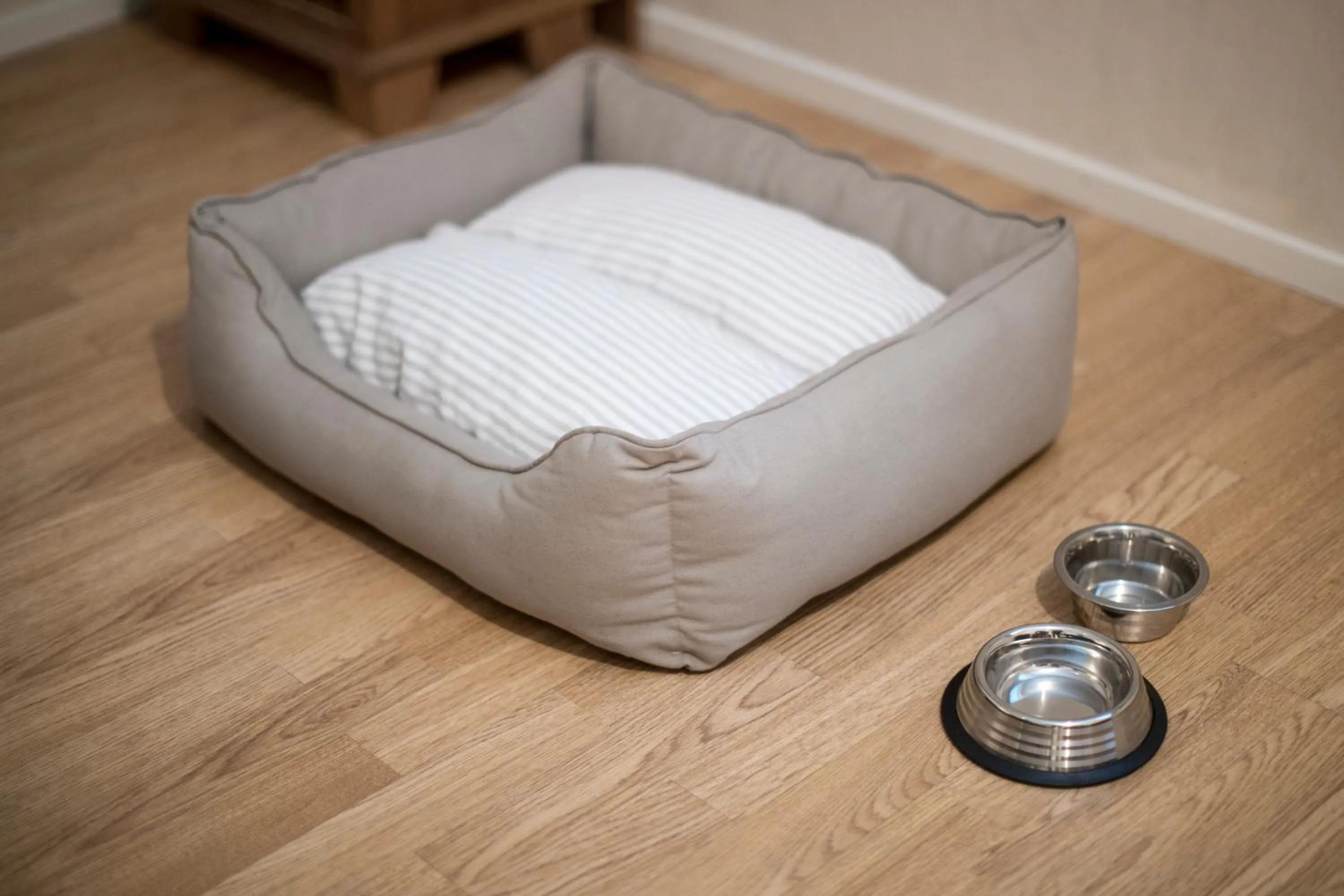 Patio, Bed in Klintvägen Apartments