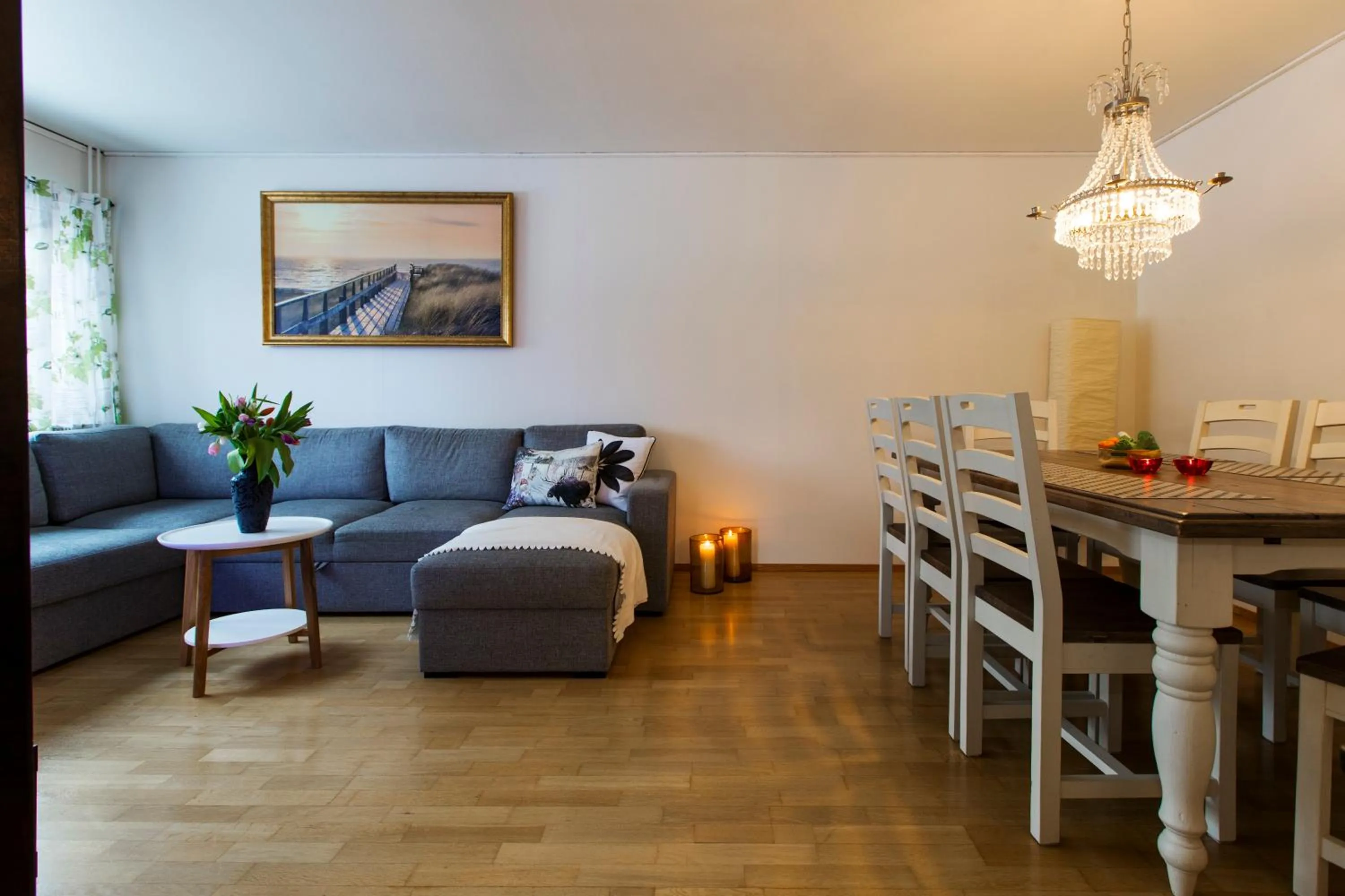 Patio in Klintvägen Apartments