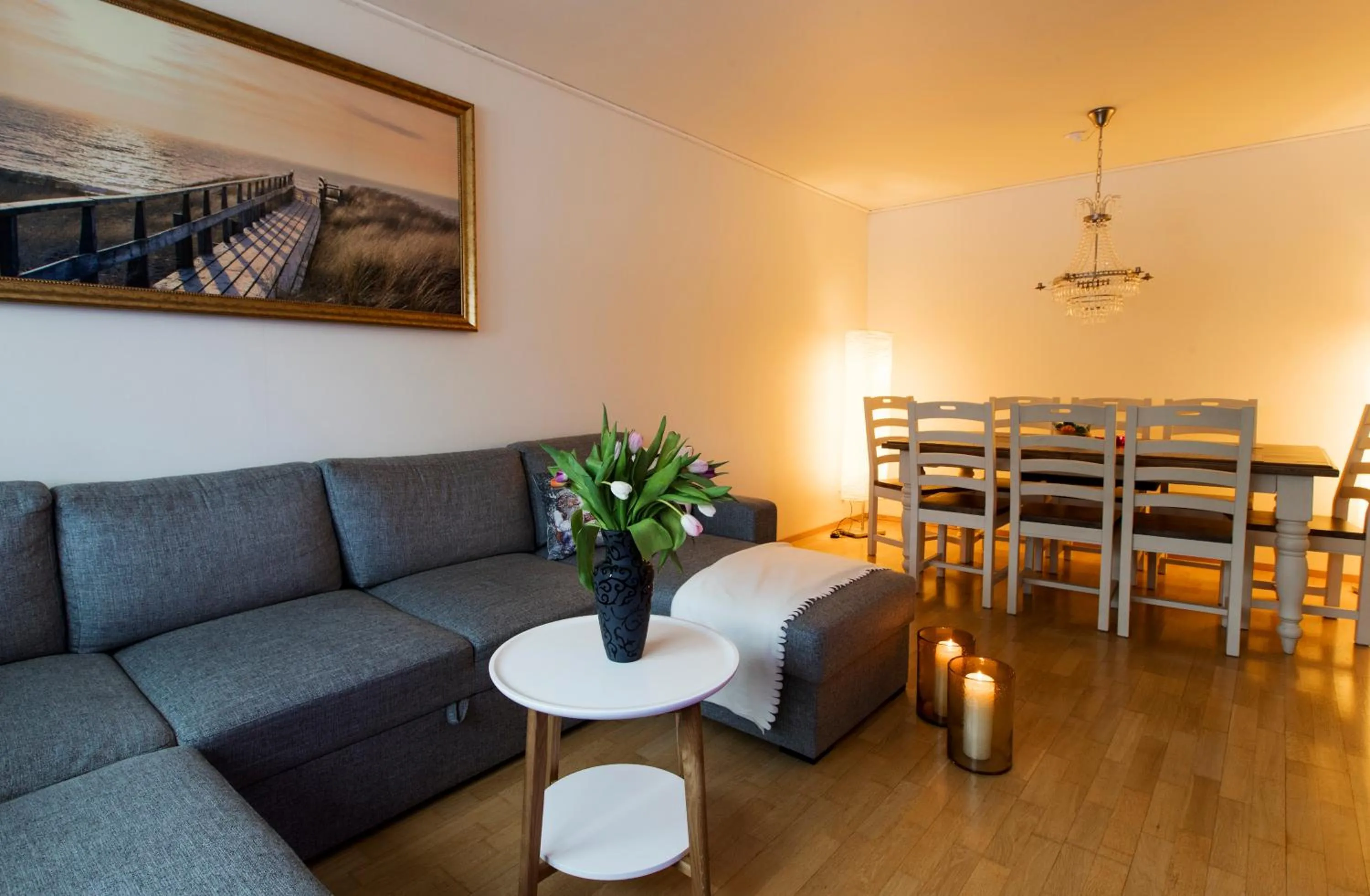 Patio in Klintvägen Apartments