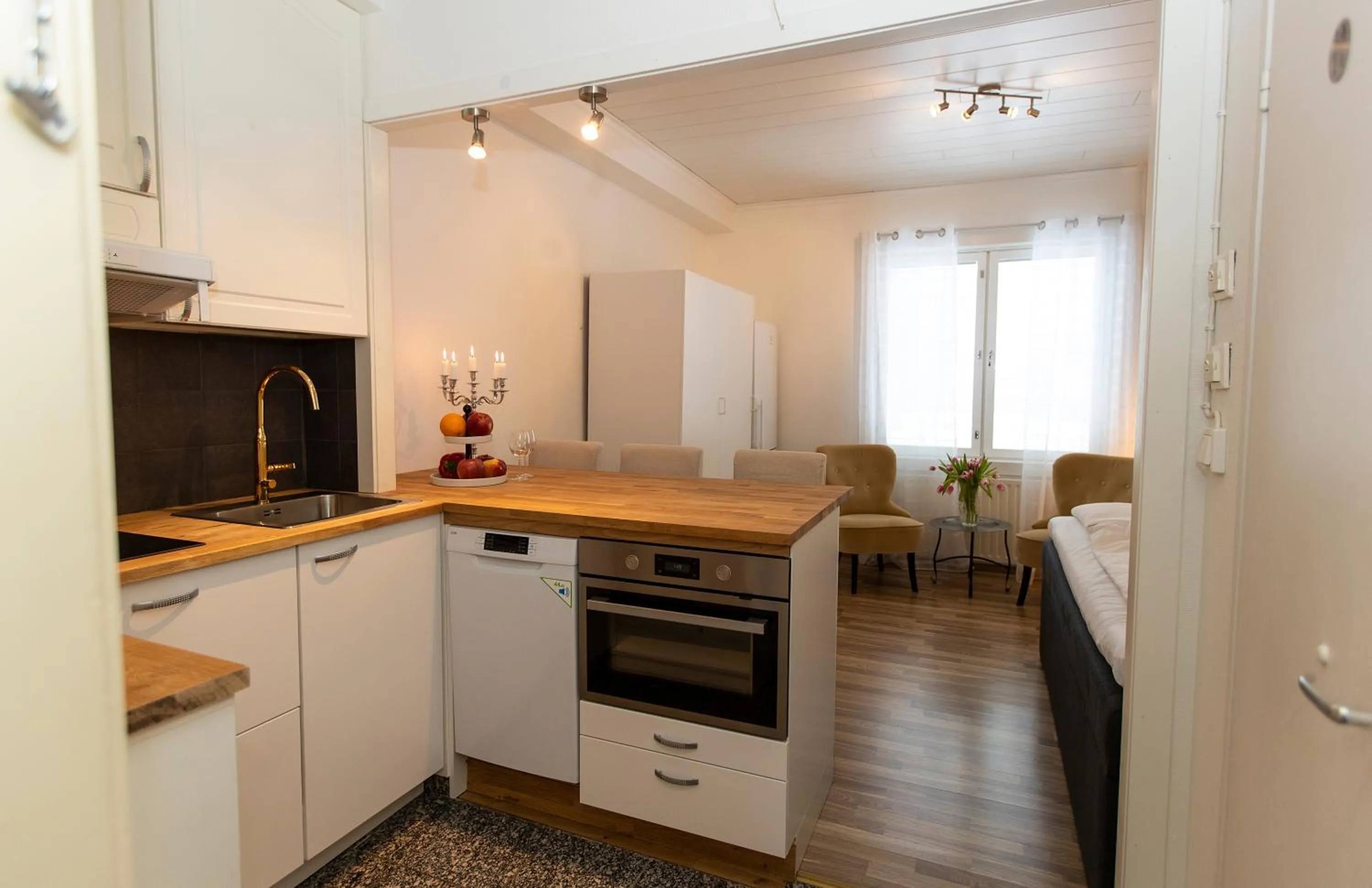 Shower in Klintvägen Apartments