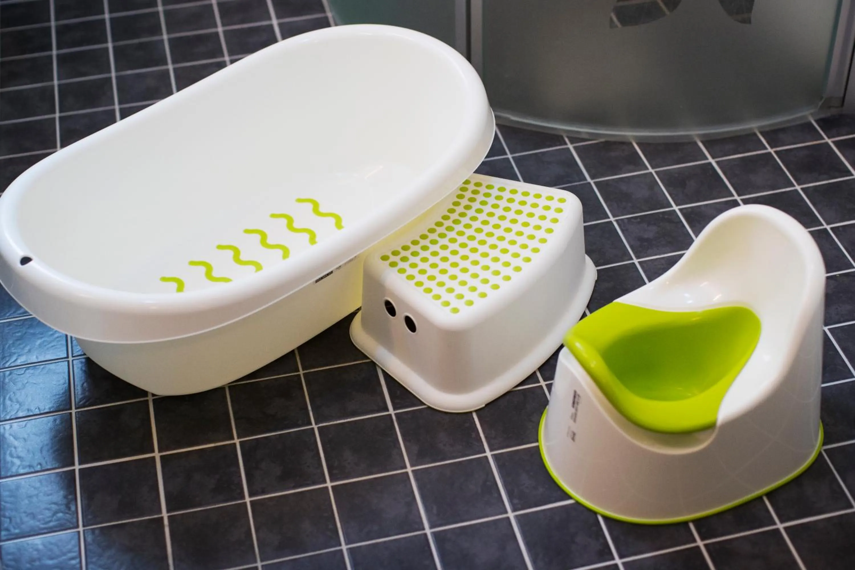 Shower in Klintvägen Apartments