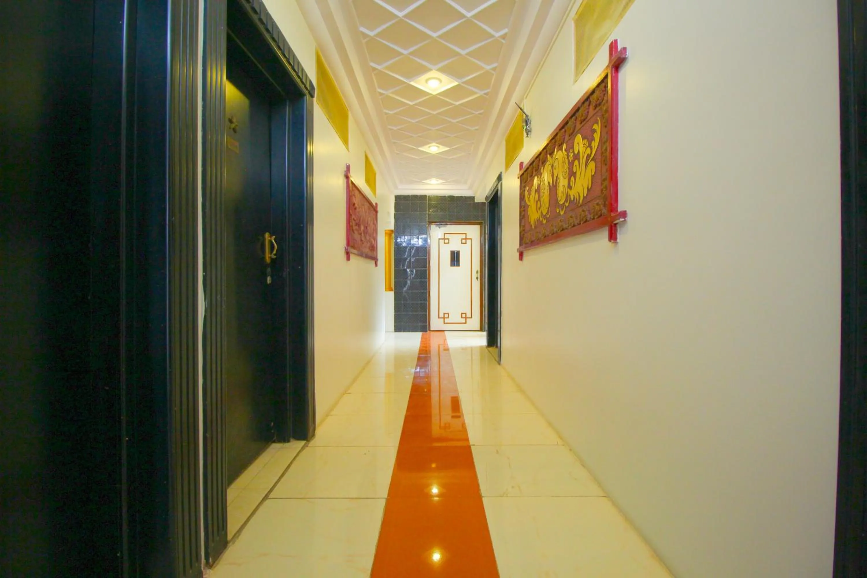 Lobby or reception in Hotel Upasana