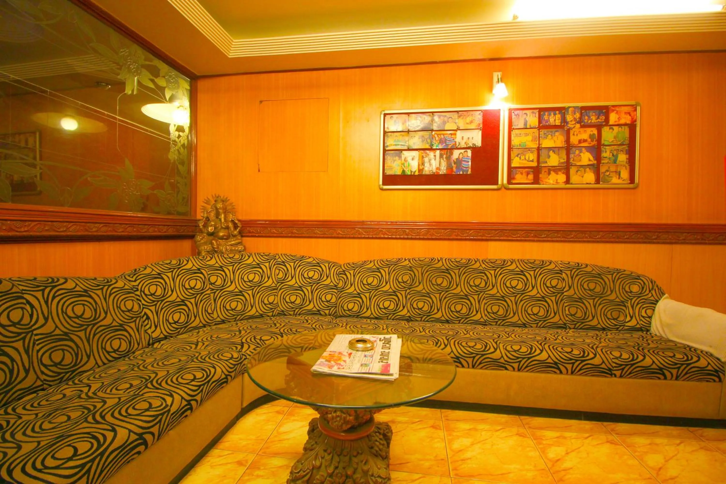 Living room in Hotel Upasana