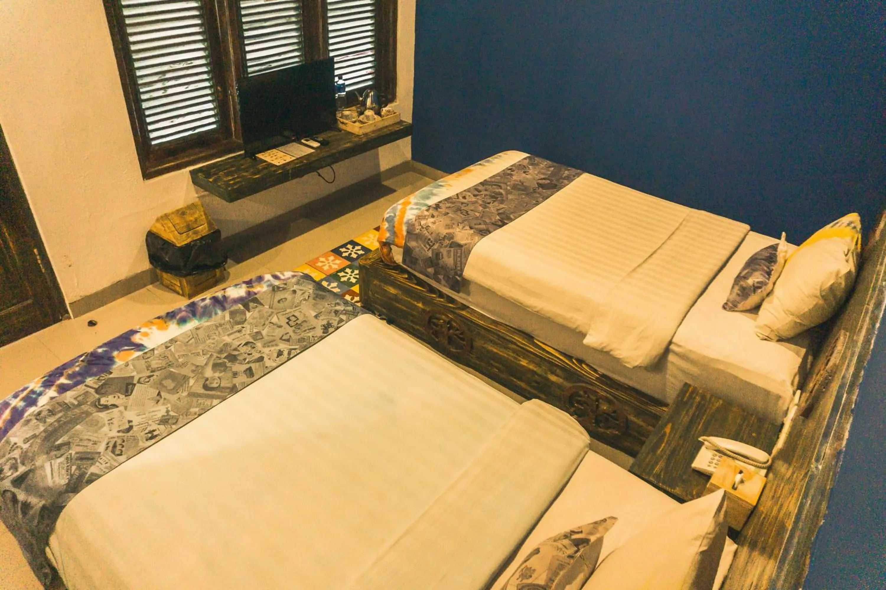 Bedroom, Bed in Omah Njonja Bed & Brasserie