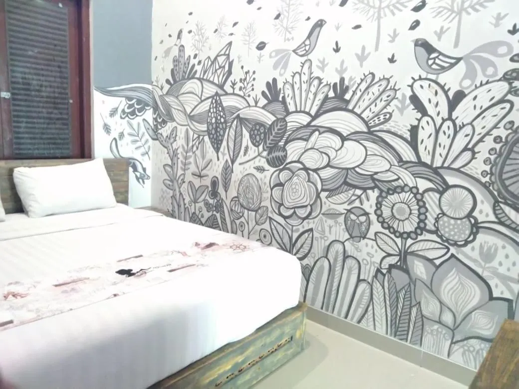 Bedroom, Bed in Omah Njonja Bed & Brasserie