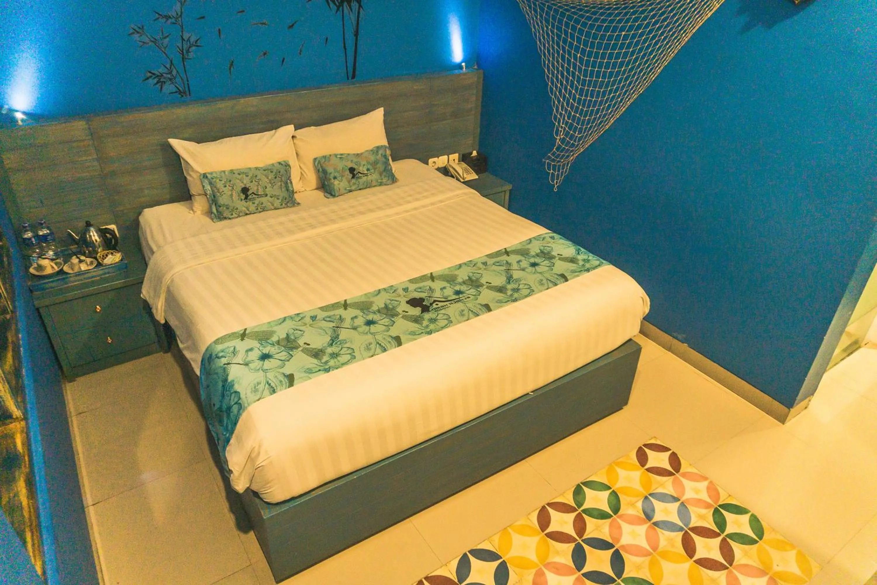 Bedroom, Bed in Omah Njonja Bed & Brasserie