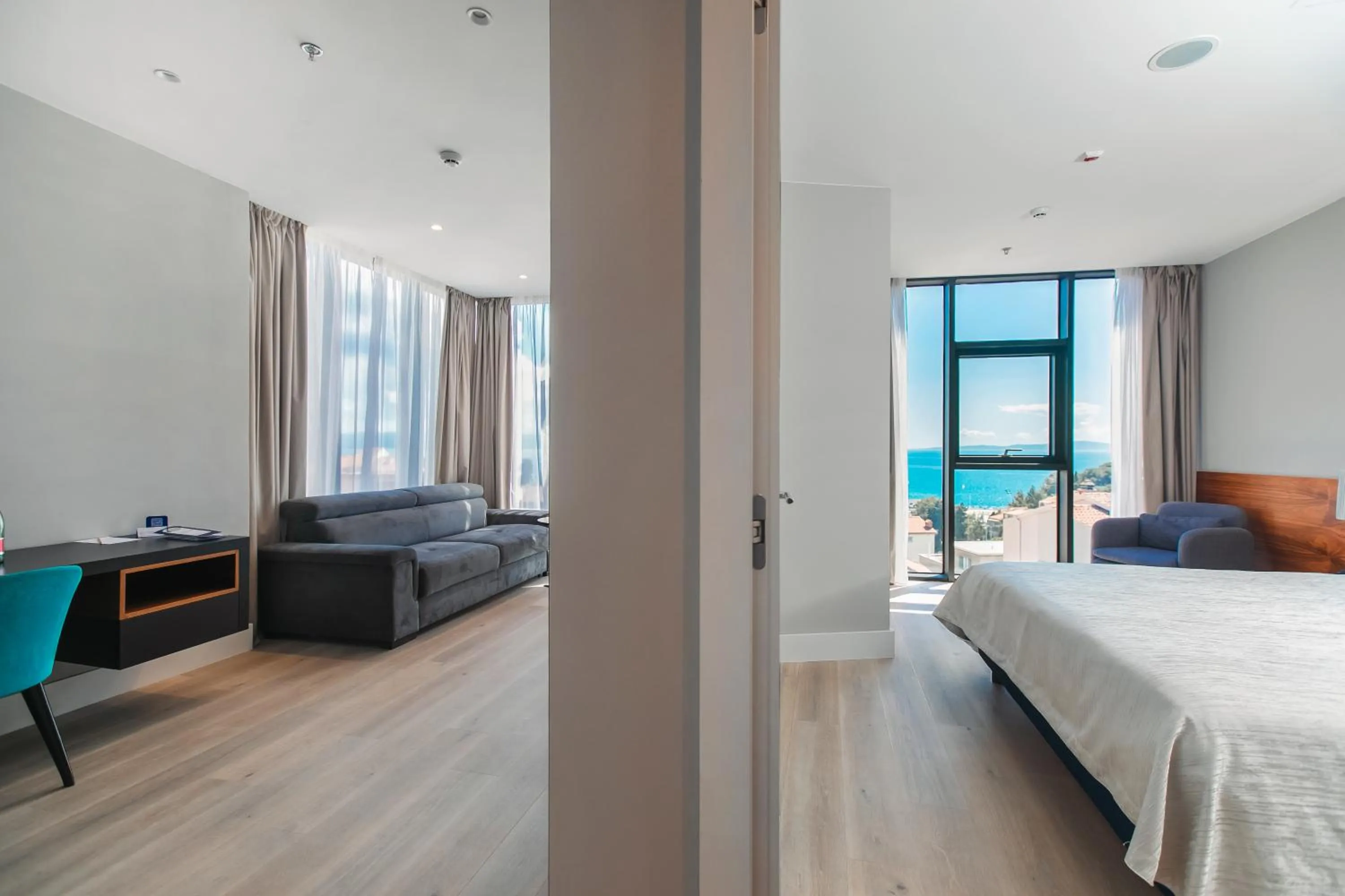 Bathroom, Bed in Marvie Hotel & Health