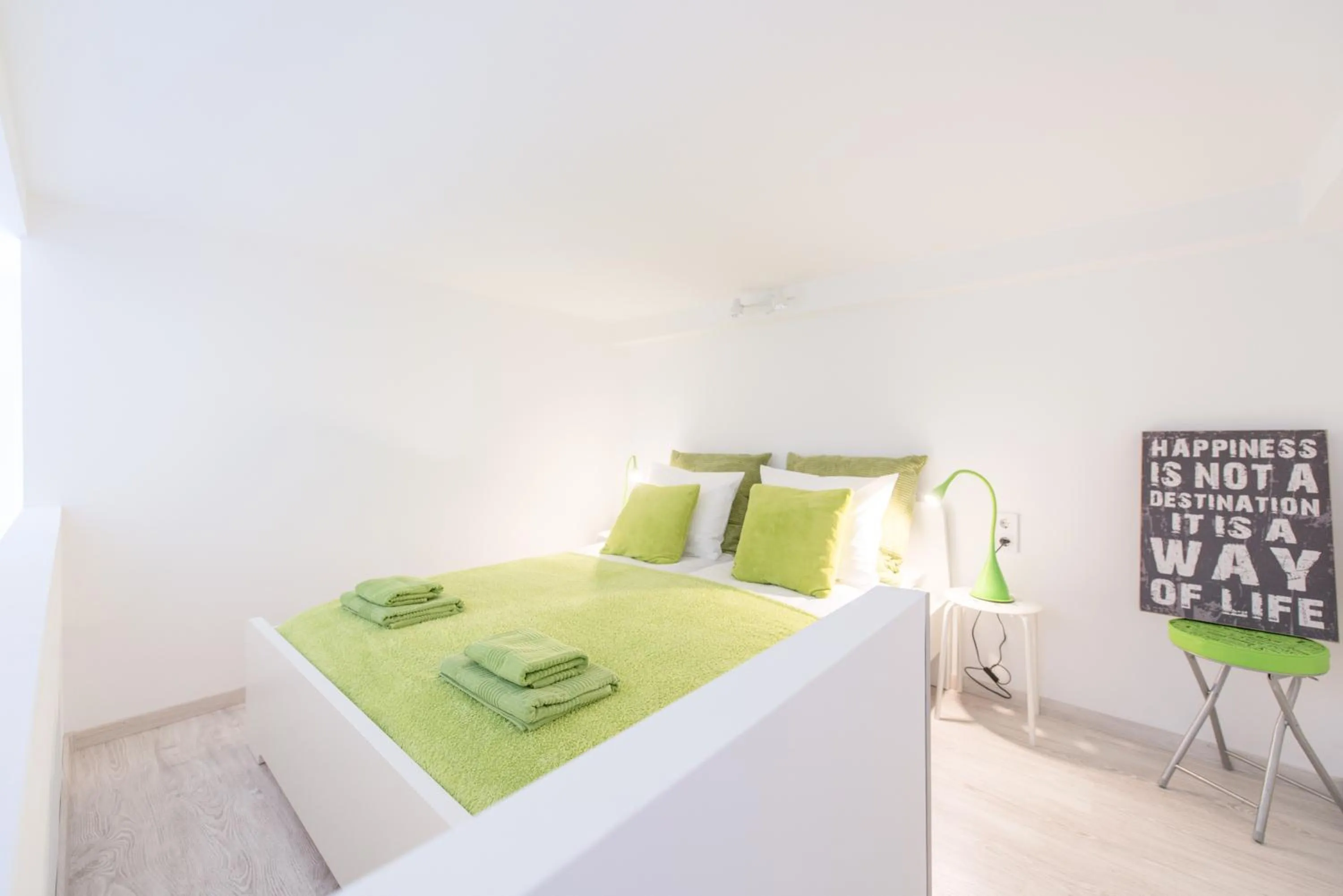 Bedroom, Bed in happy home FOX