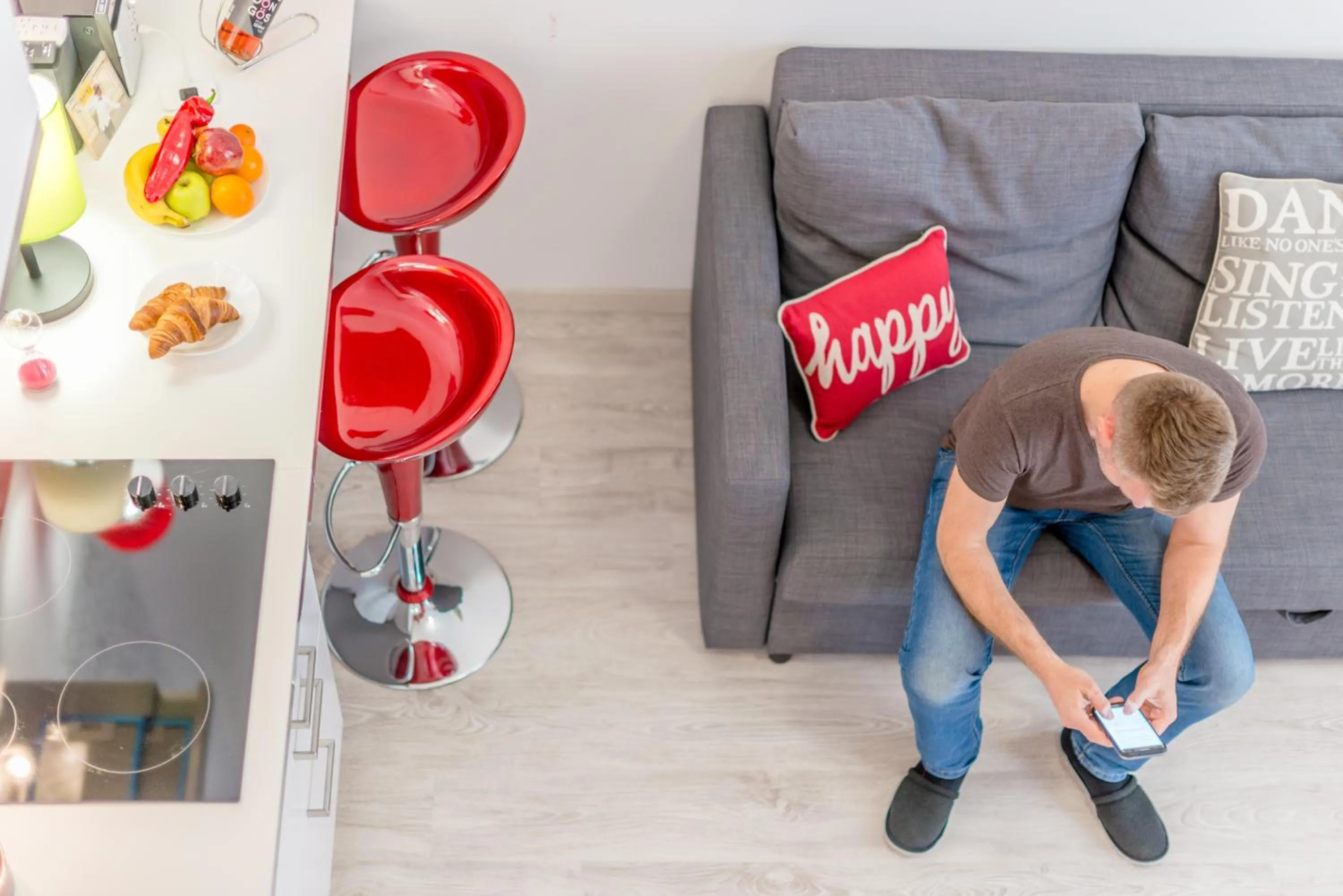 Kitchen or kitchenette in happy home FOX