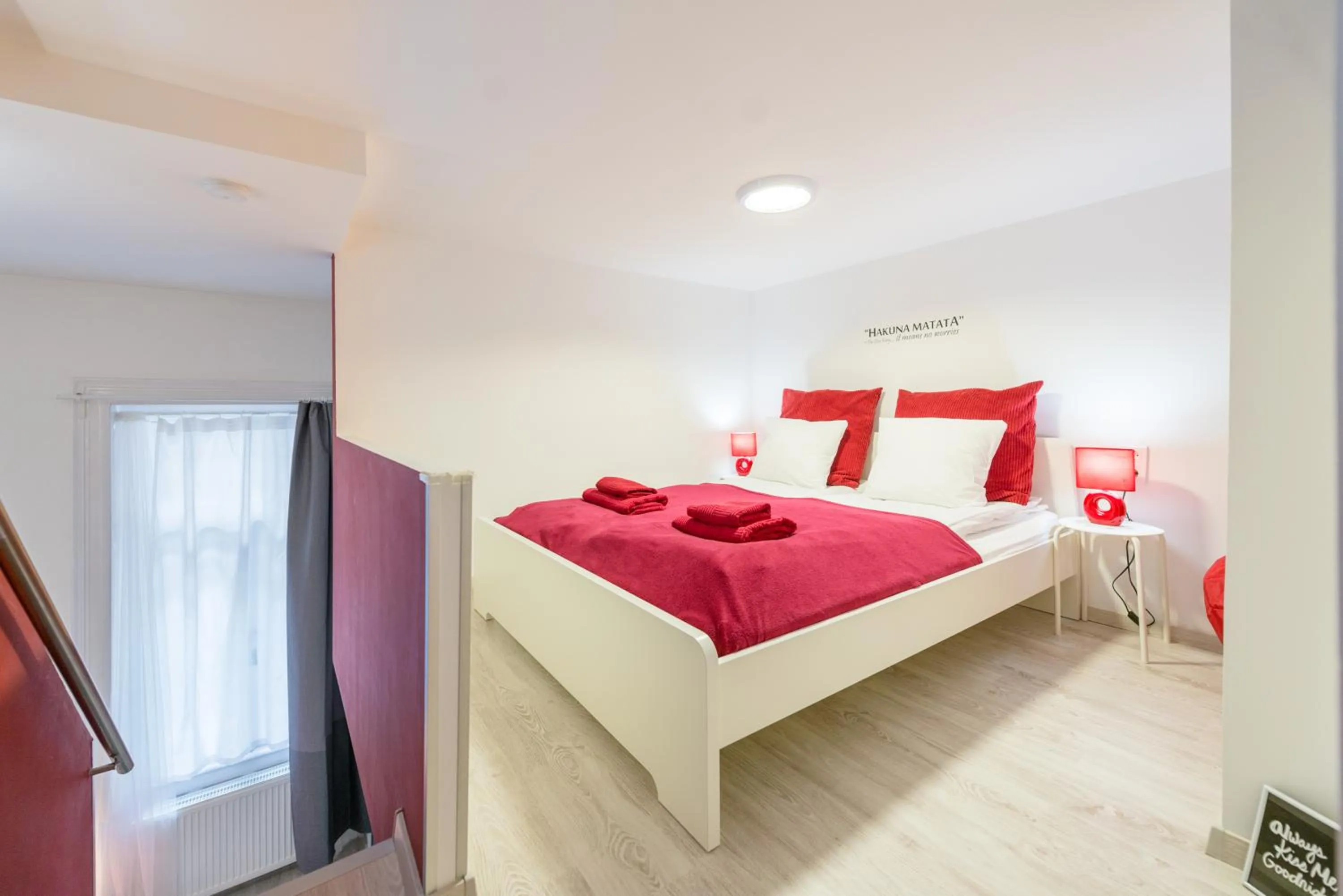 Bedroom, Bed in happy home FOX