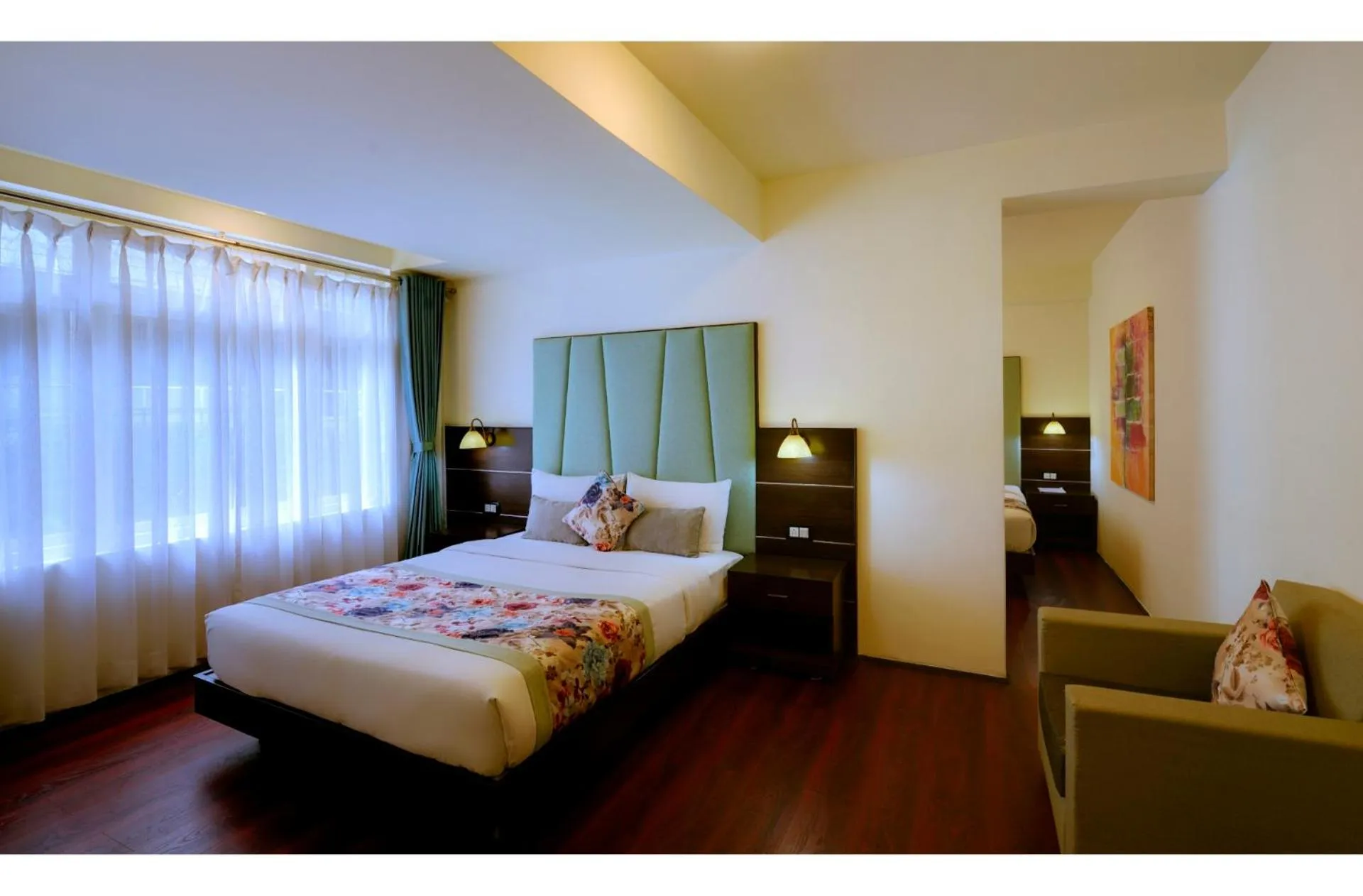 Bed in Udaan Woodberry Hotel & Spa