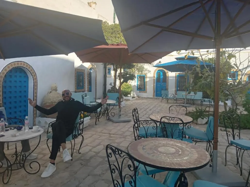 Patio in Hôtel Bou Fares