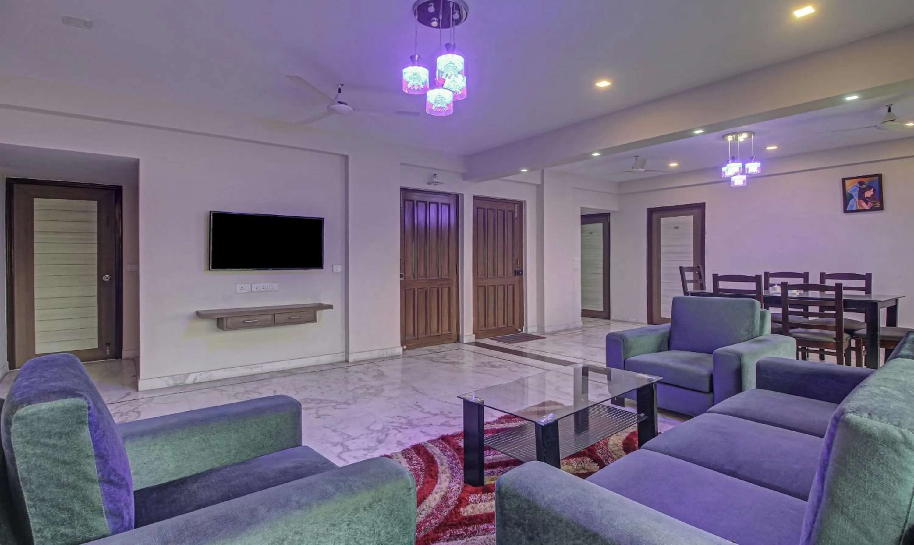 Seating area in Treebo Sreemaa Newtown Near Biswa Bangla Gate