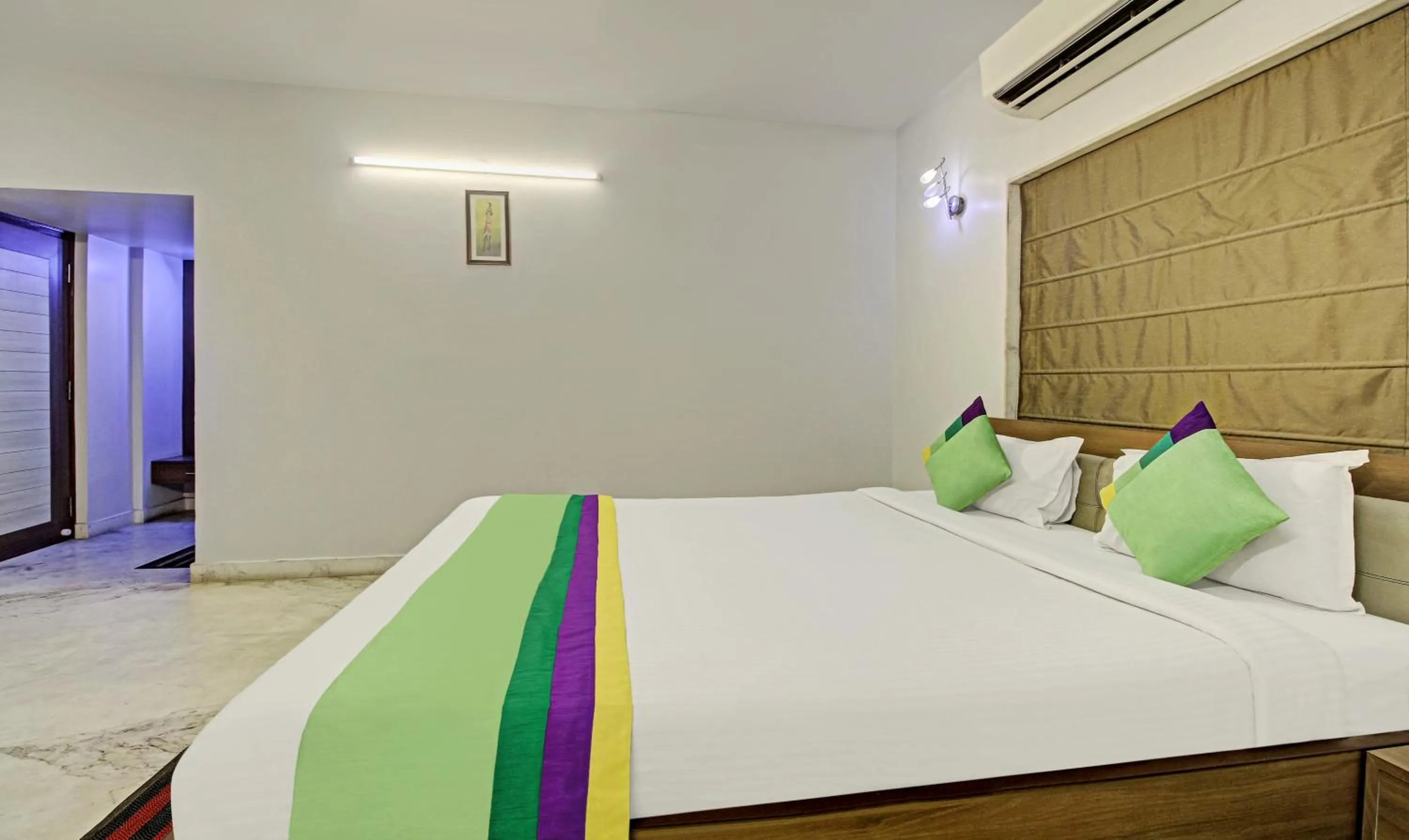 Bedroom, Bed in Treebo Sreemaa Newtown Near Biswa Bangla Gate