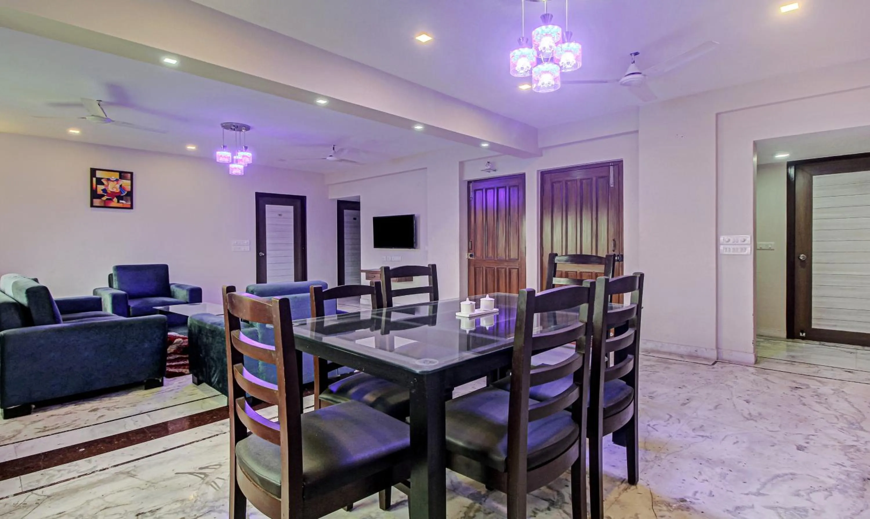 Seating area in Treebo Sreemaa Newtown Near Biswa Bangla Gate