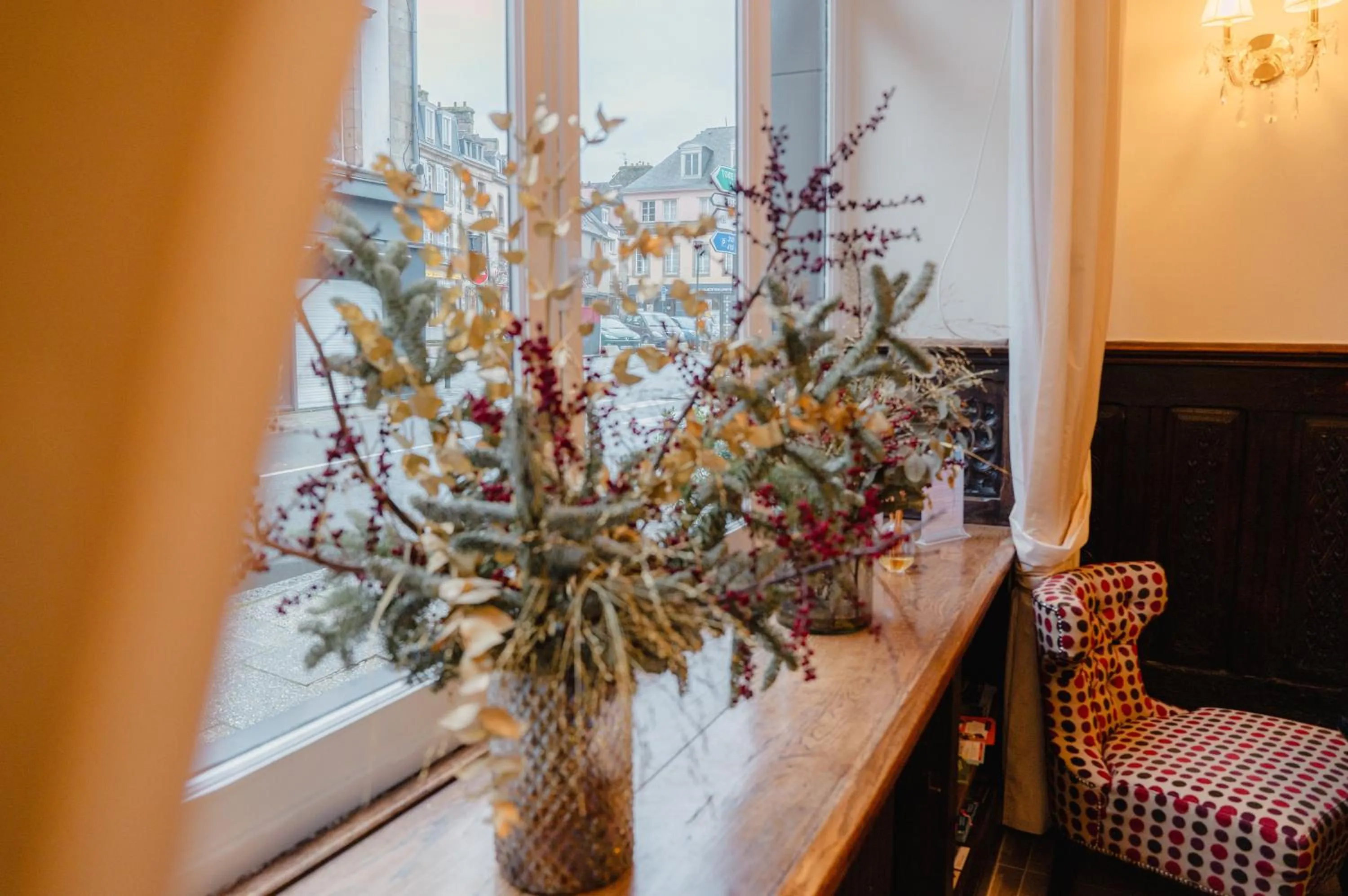 Living room in Grand Hôtel de l'Europe - Morlaix Centre