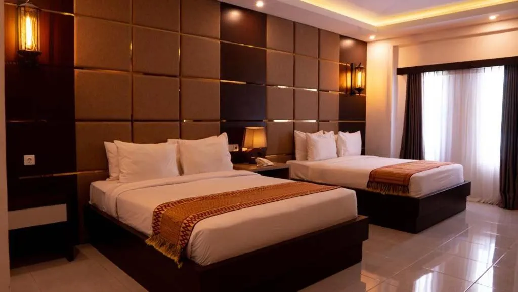 Bed in Diva Lombok Resort