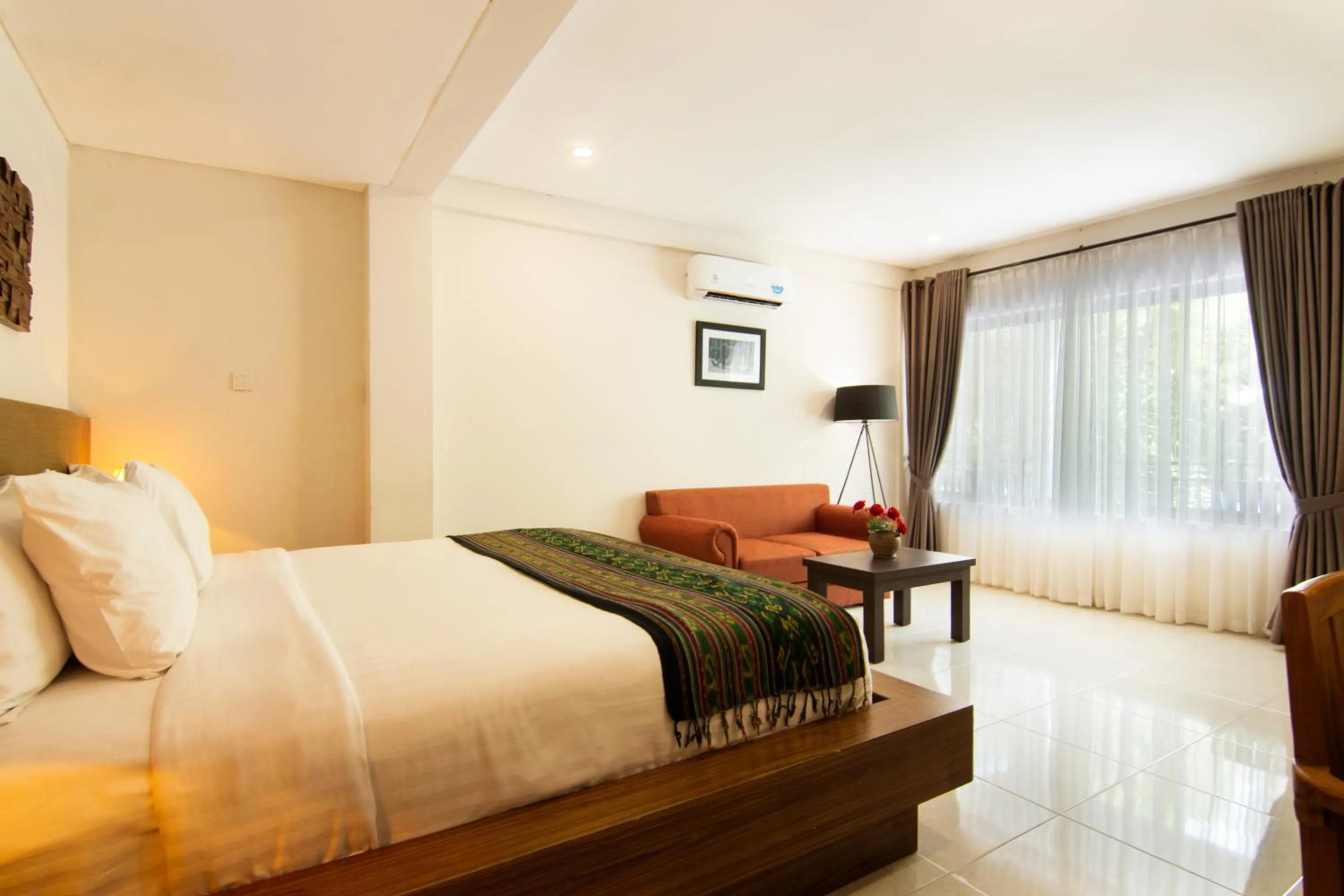 Bed in Diva Lombok Resort