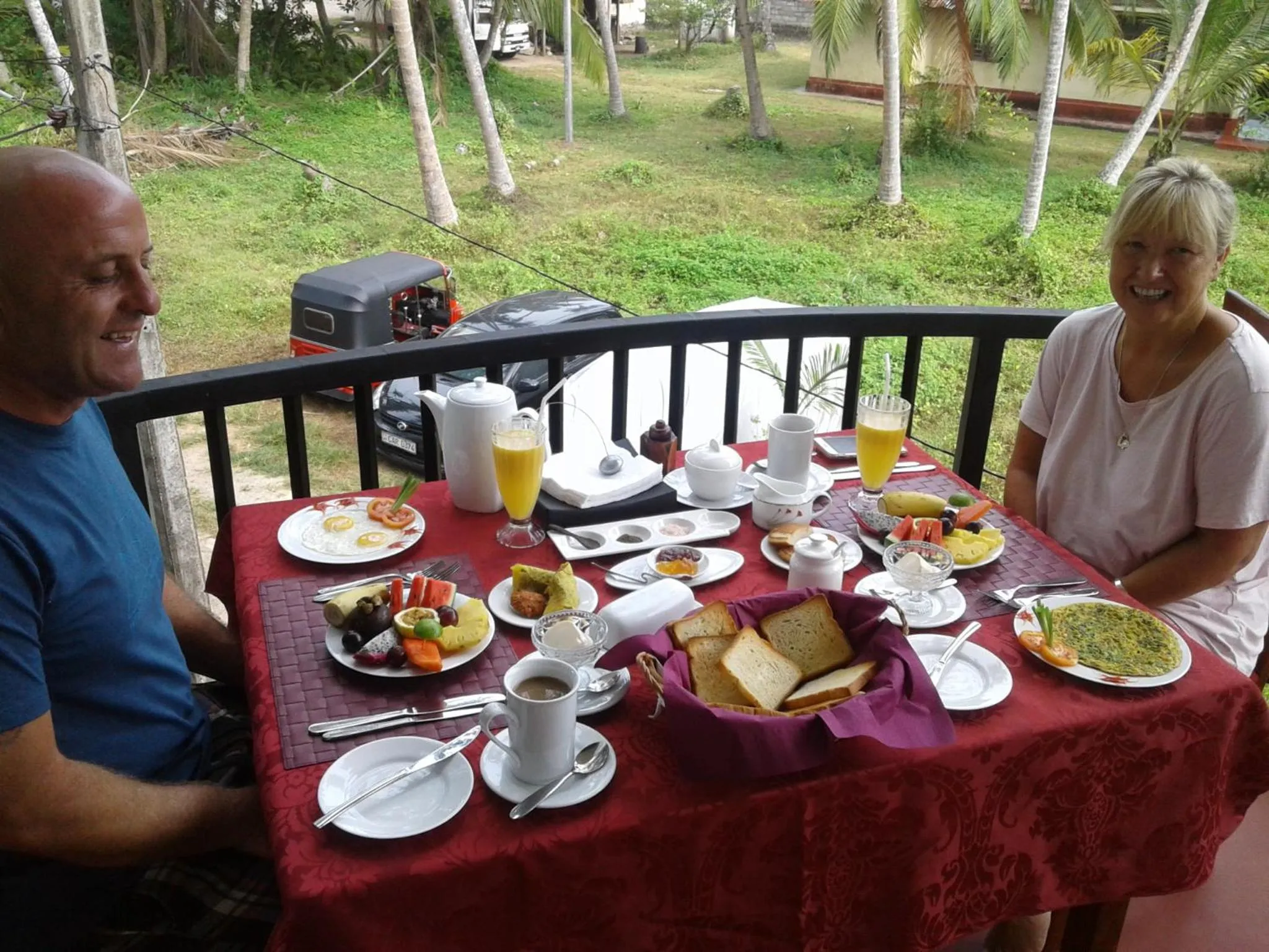 Asian breakfast in Sri Lancashire Guest House