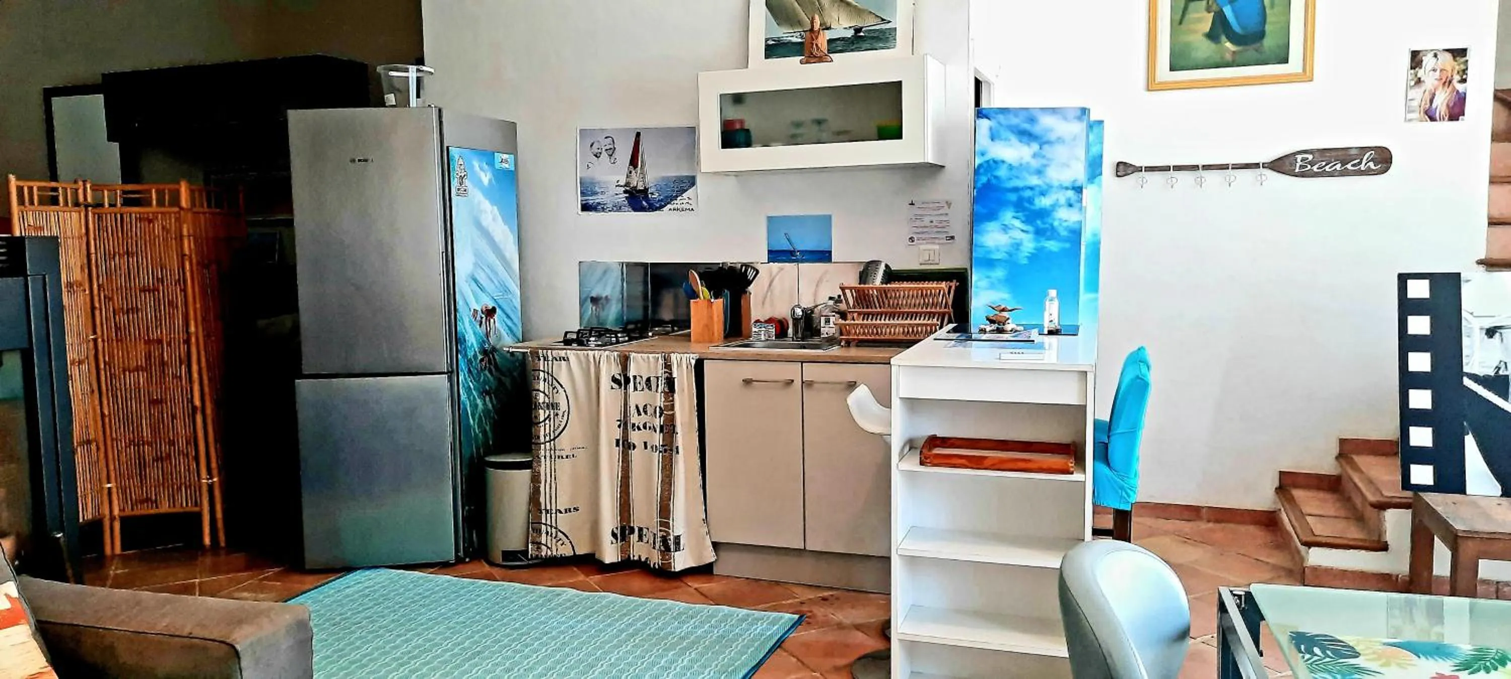 Kitchen or kitchenette in Villa des Delices