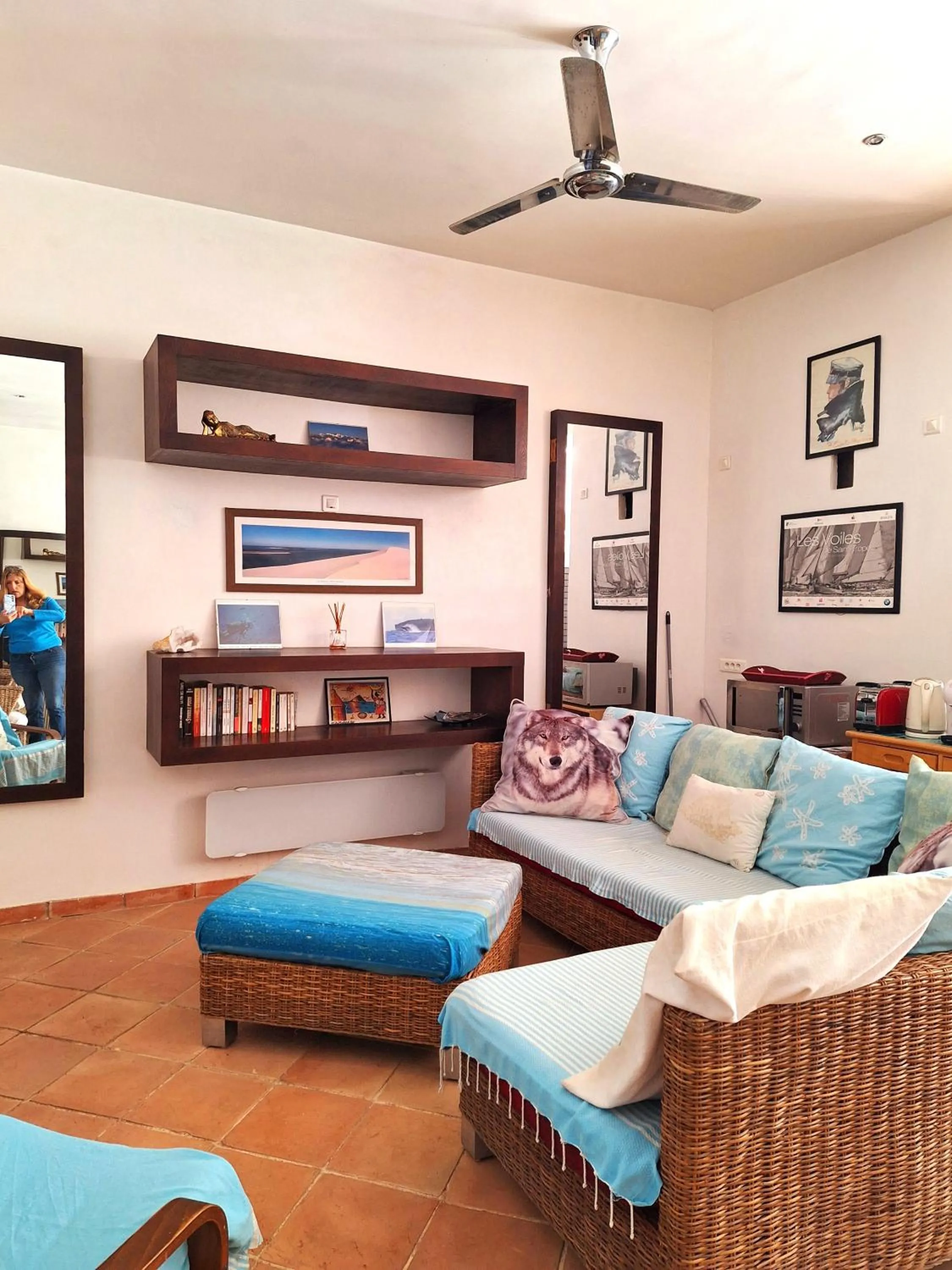 Living room in Villa des Delices