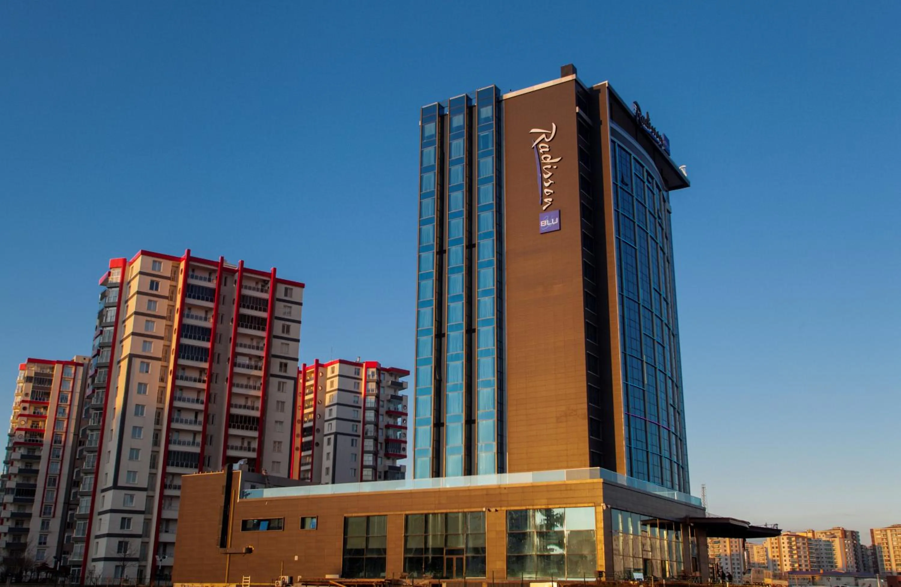 Facade/entrance in Radisson Blu Hotel, Diyarbakir