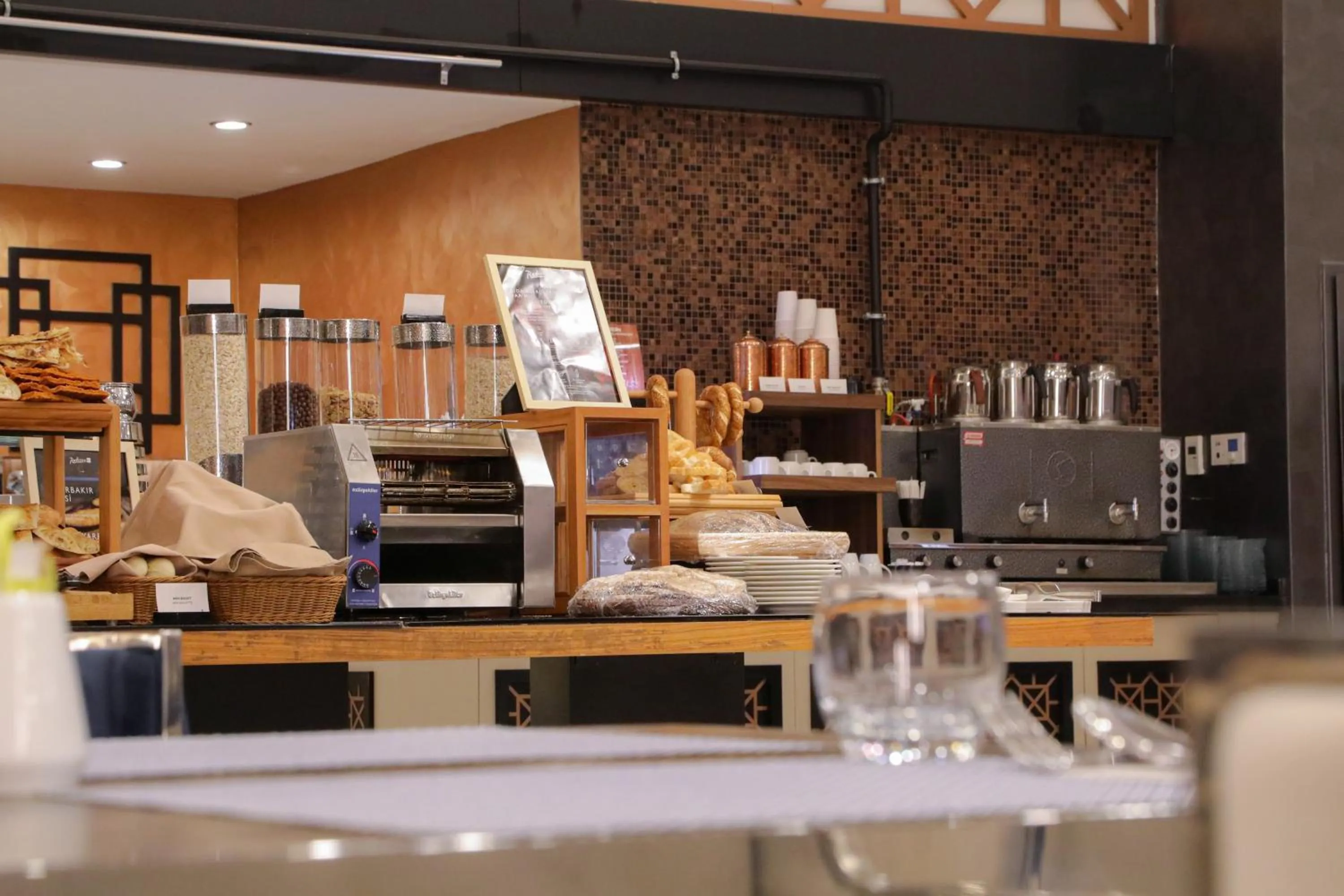 Buffet breakfast in Radisson Blu Hotel, Diyarbakir