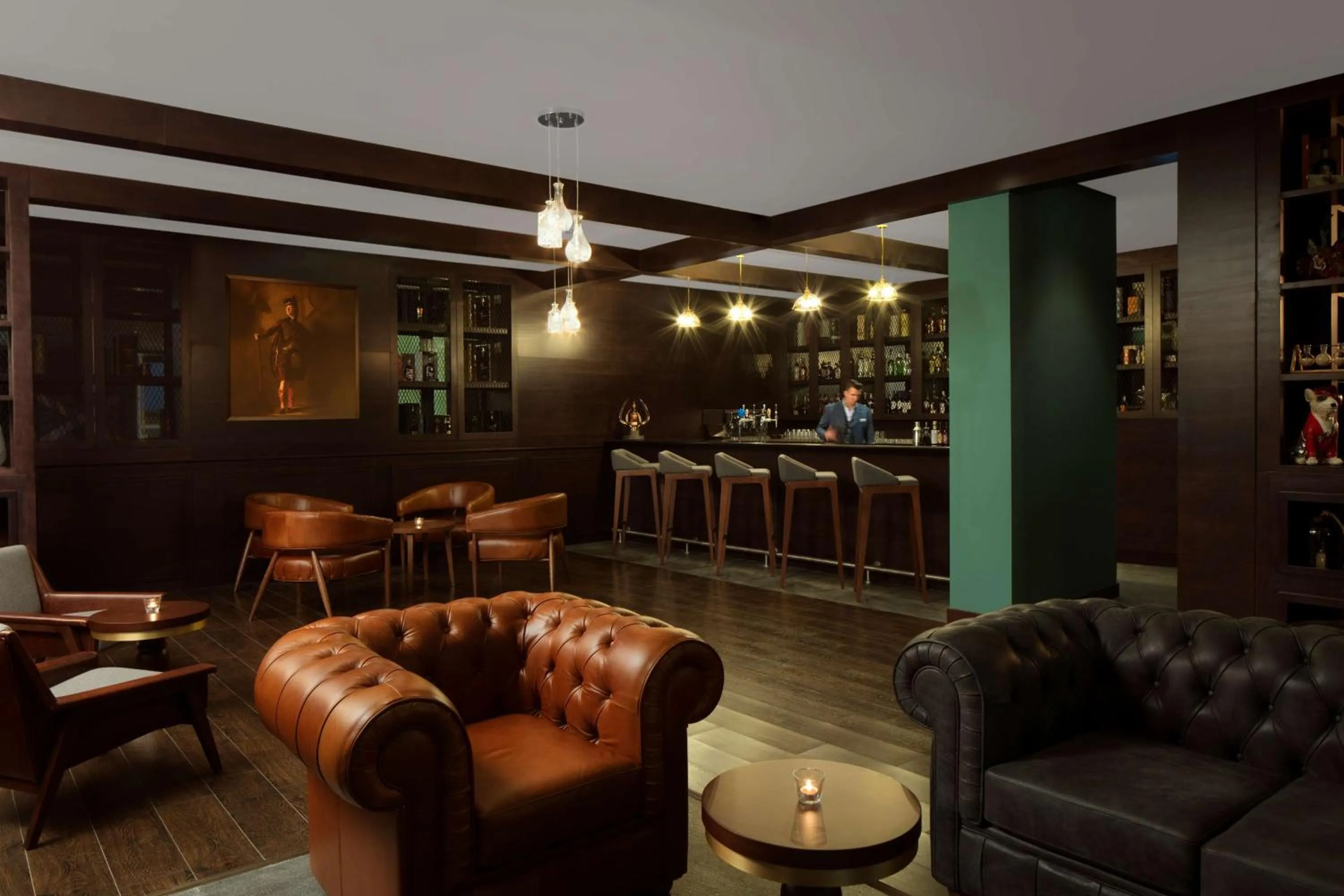 Lounge or bar in Radisson Blu Hotel, Dubai Waterfront