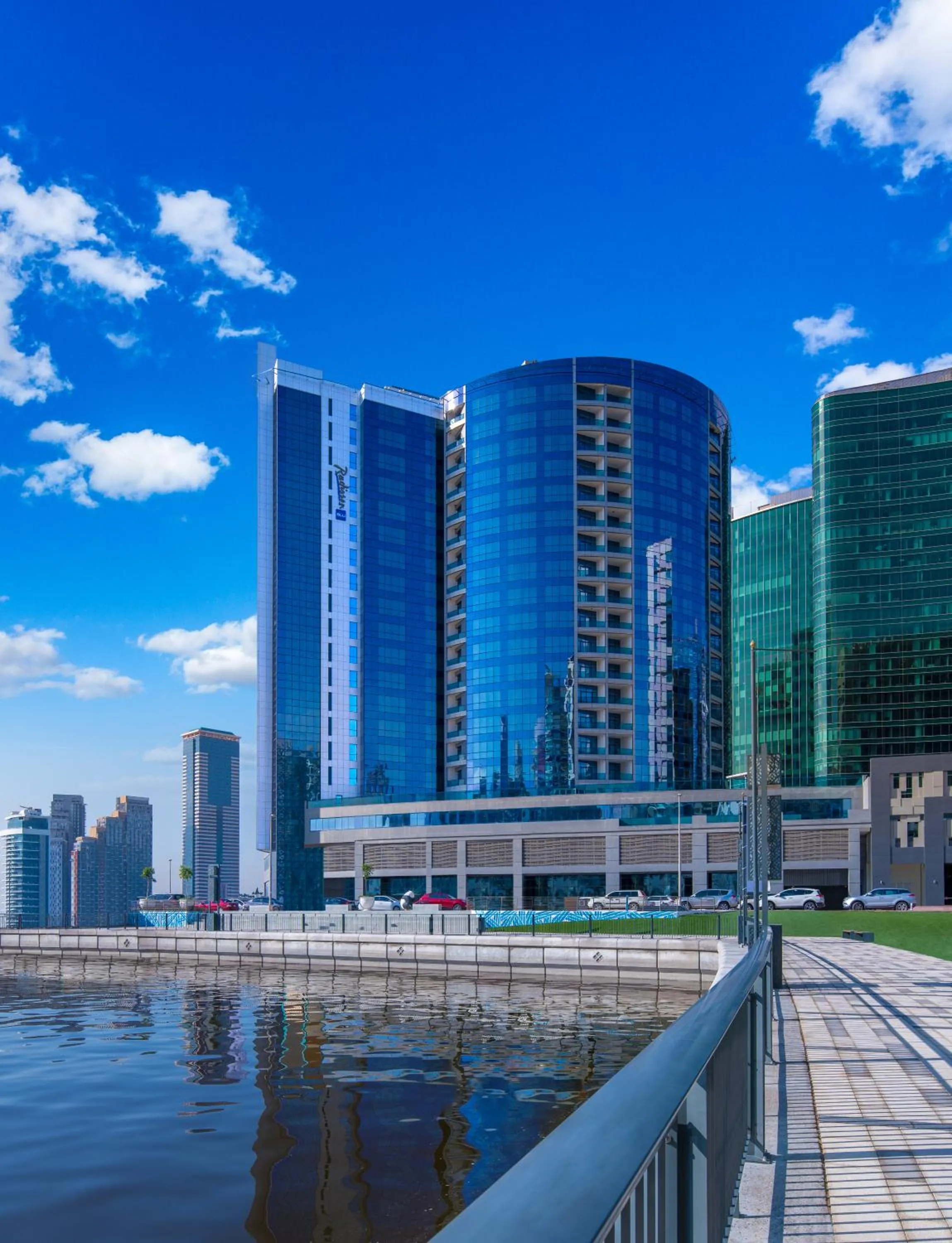 Property building in Radisson Blu Hotel, Dubai Waterfront
