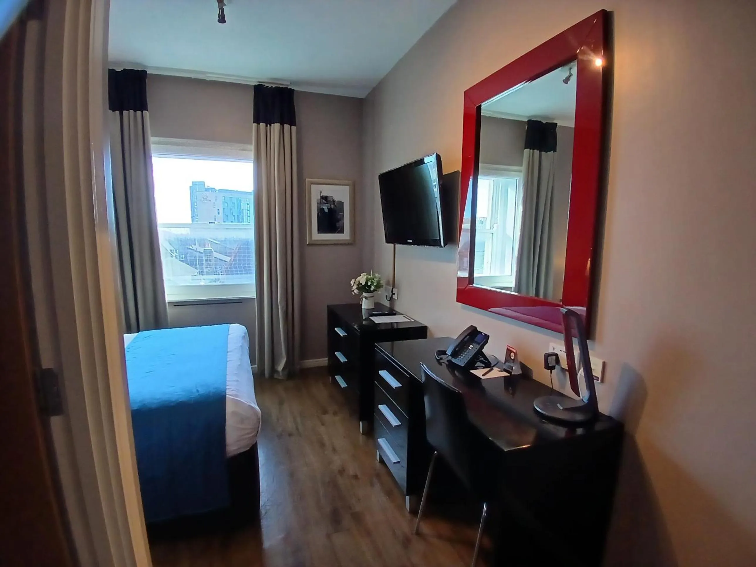 Bedroom in The Royal Hotel Cardiff