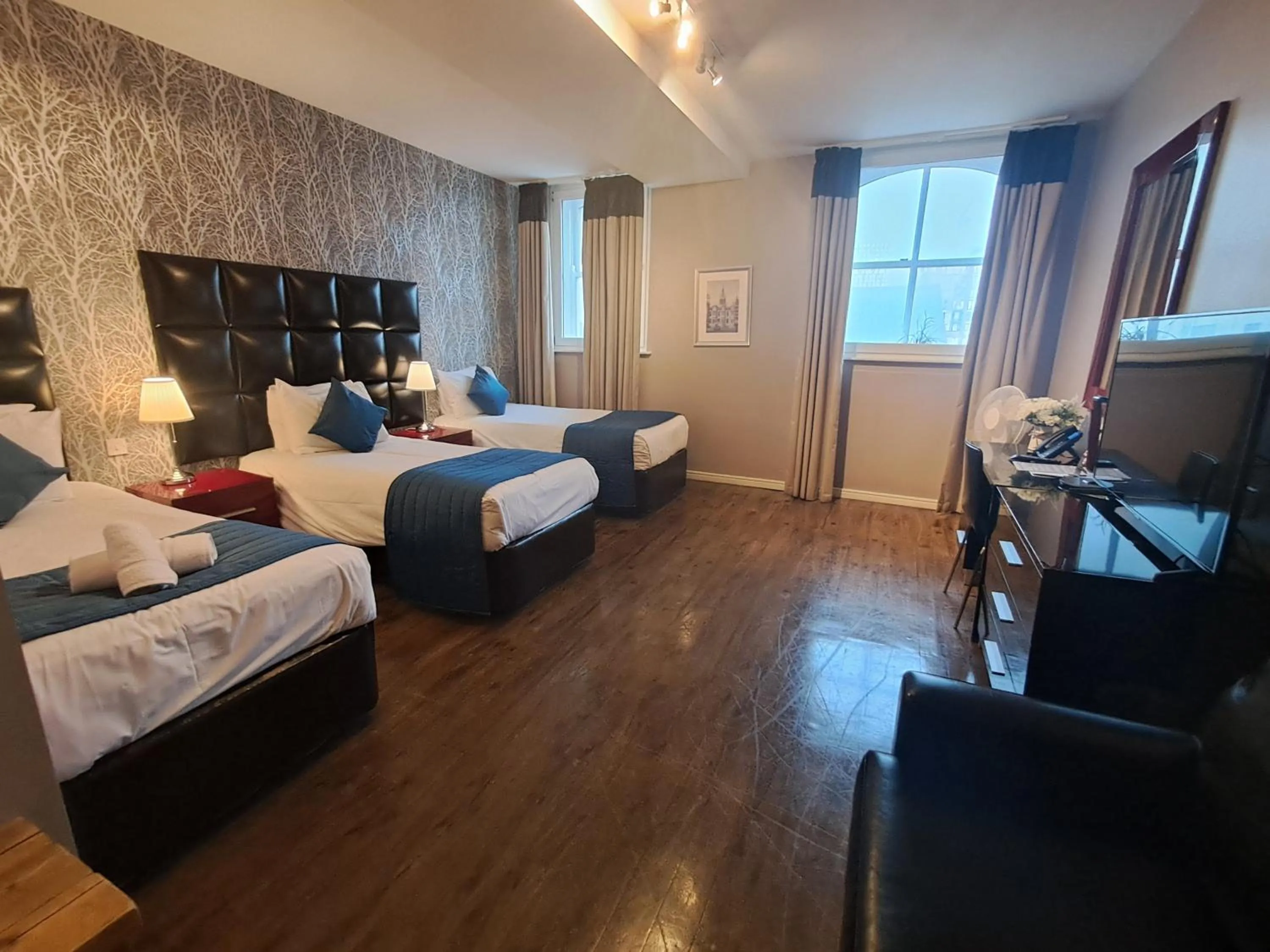 Bed in The Royal Hotel Cardiff