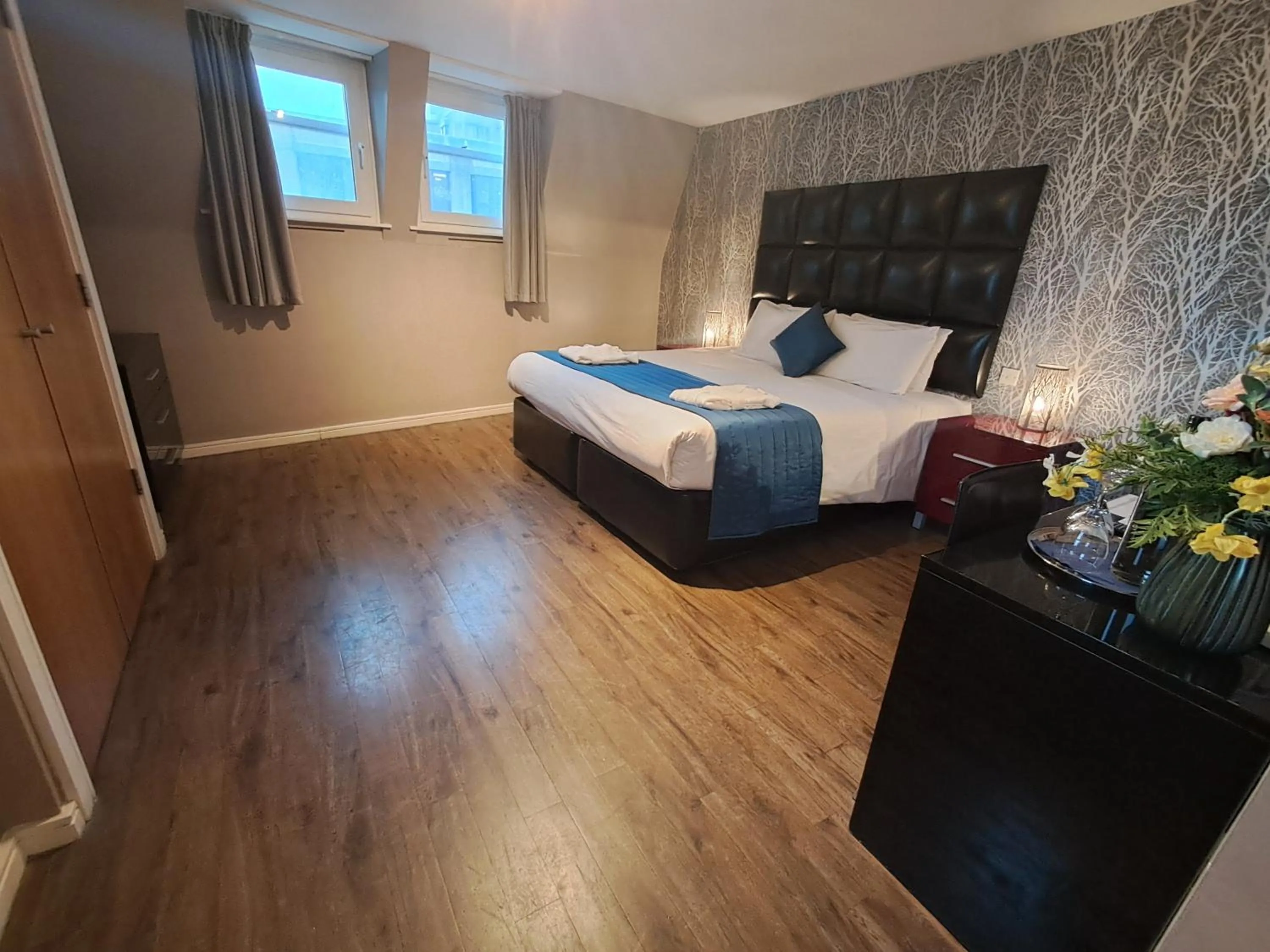 Bed in The Royal Hotel Cardiff