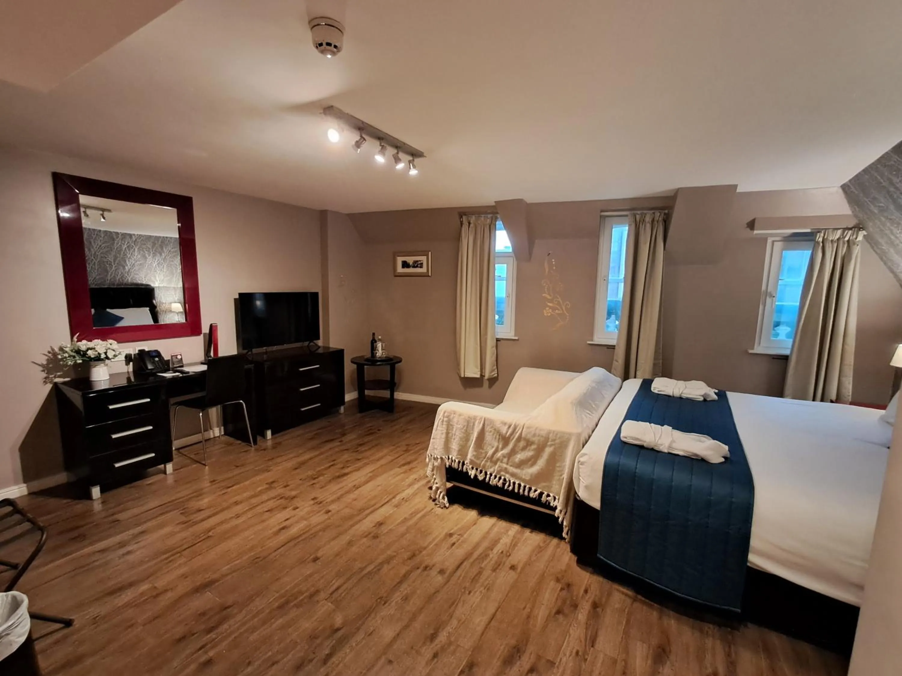 Bed in The Royal Hotel Cardiff