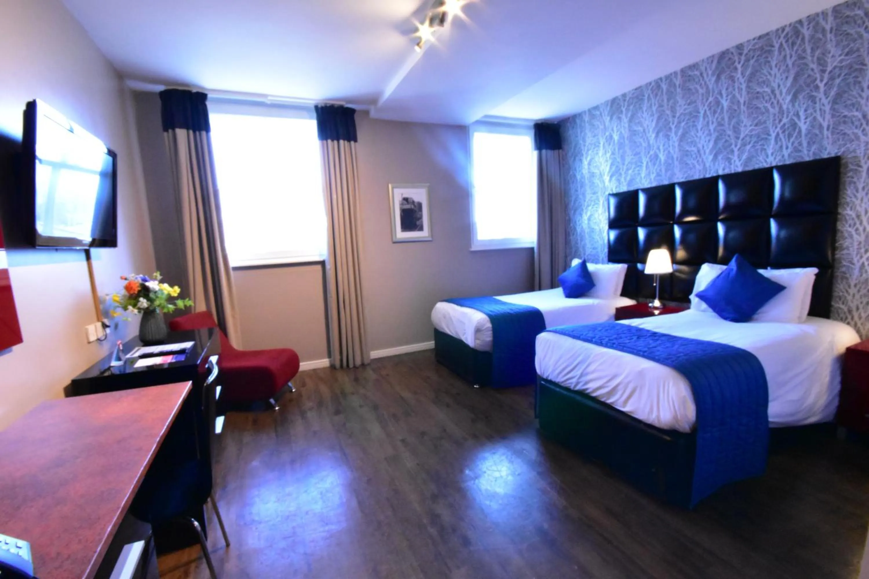 Bed in The Royal Hotel Cardiff