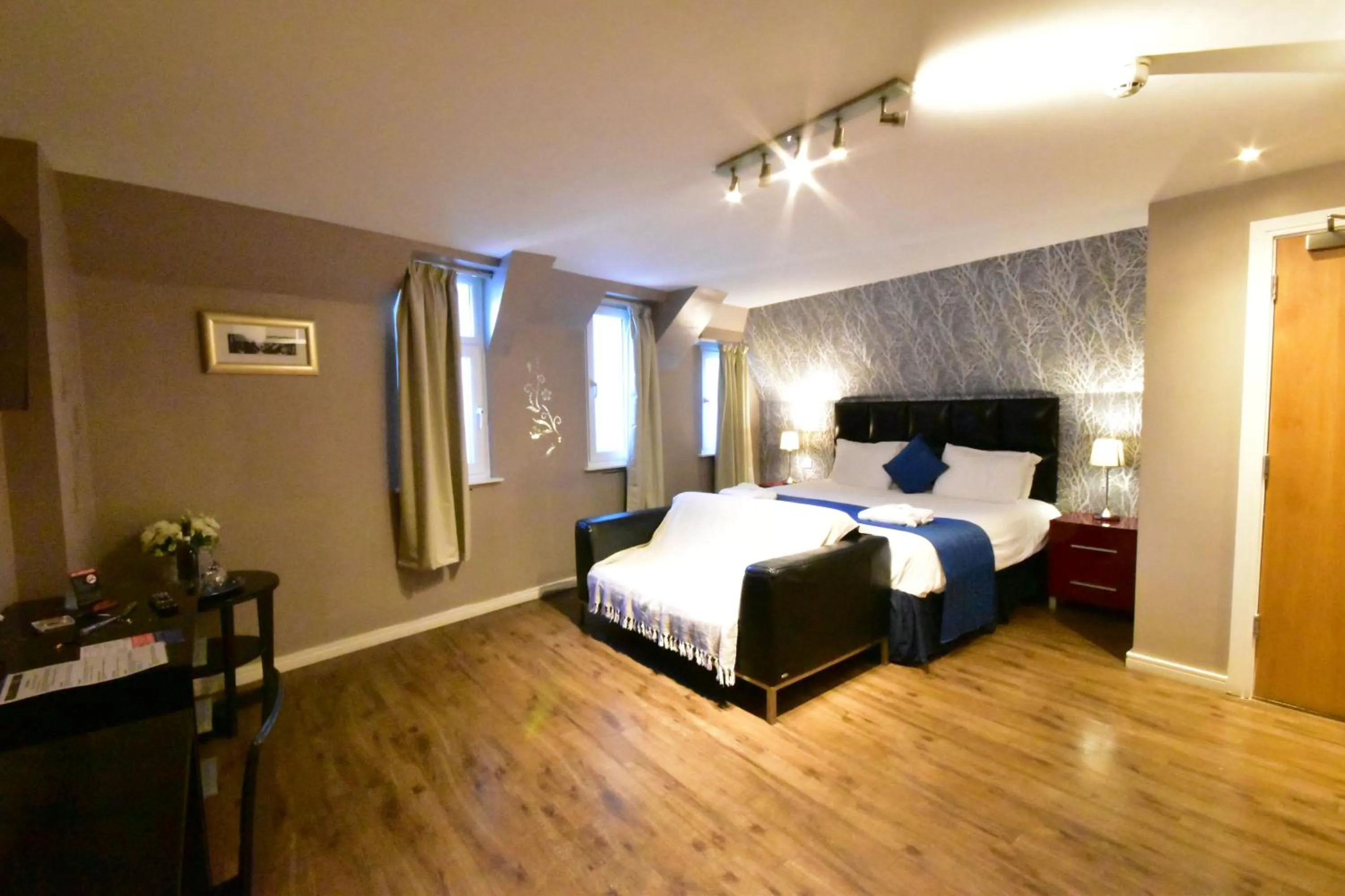 Bed in The Royal Hotel Cardiff