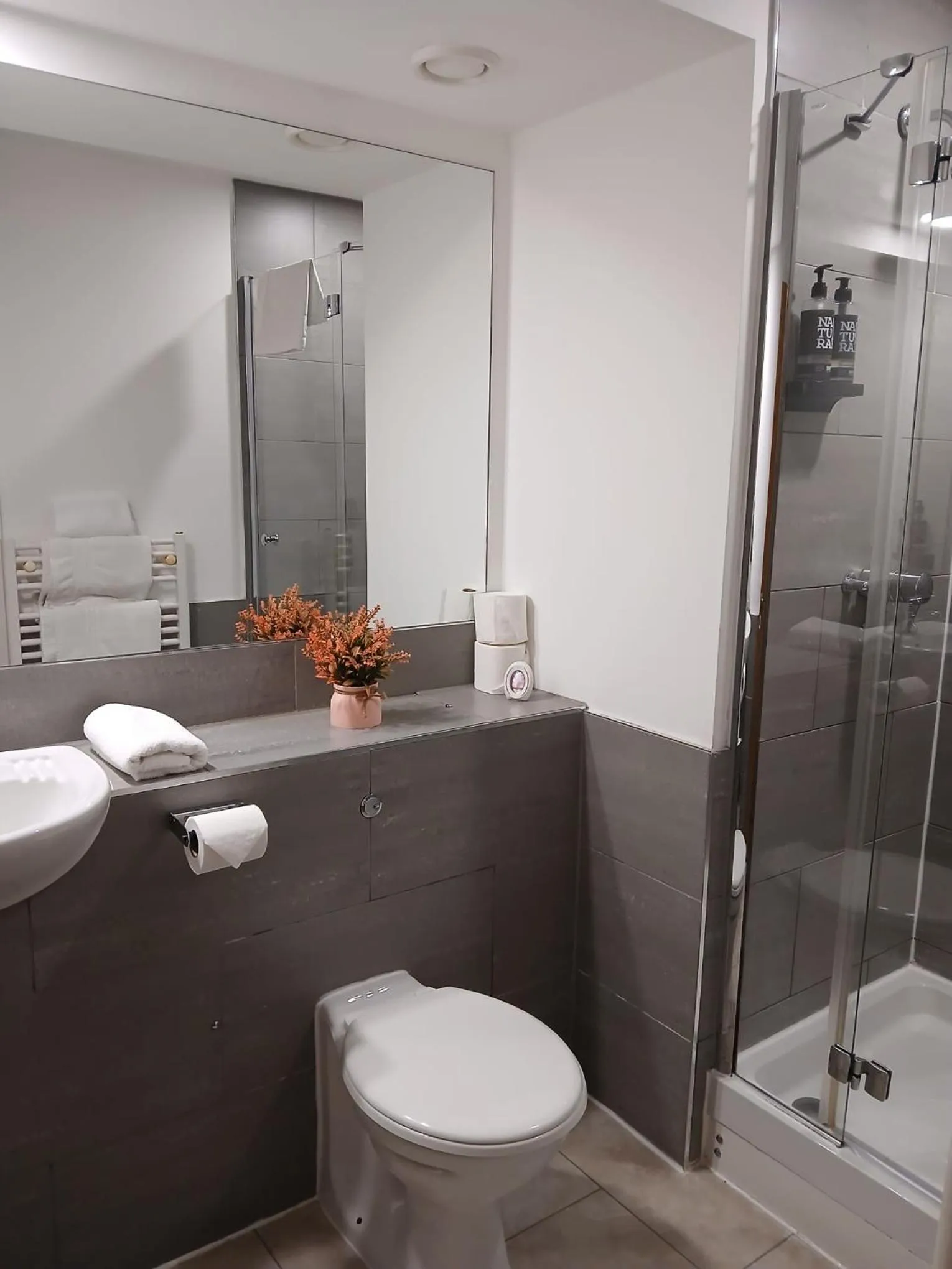 Shower in The Royal Hotel Cardiff