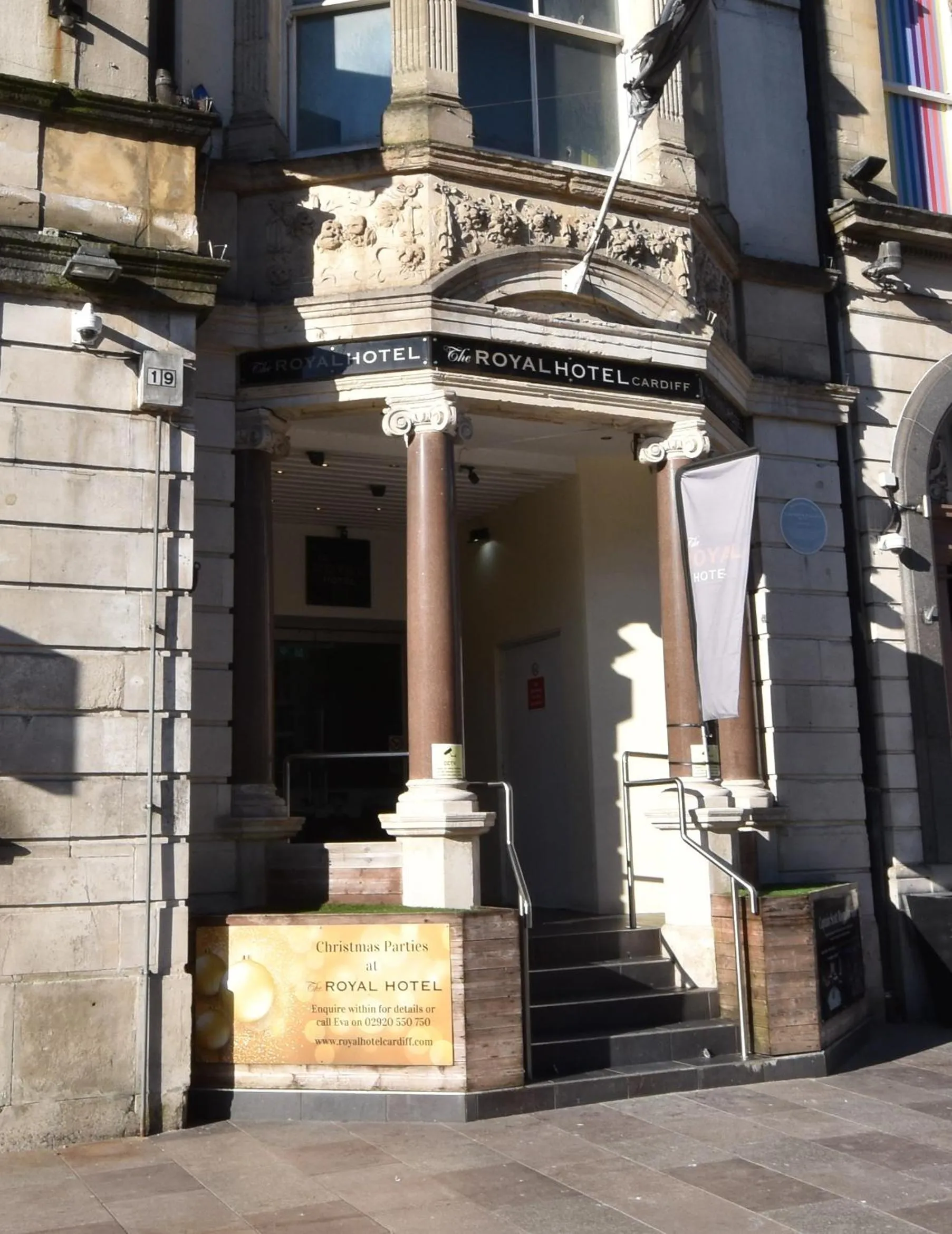 Facade/entrance in The Royal Hotel Cardiff