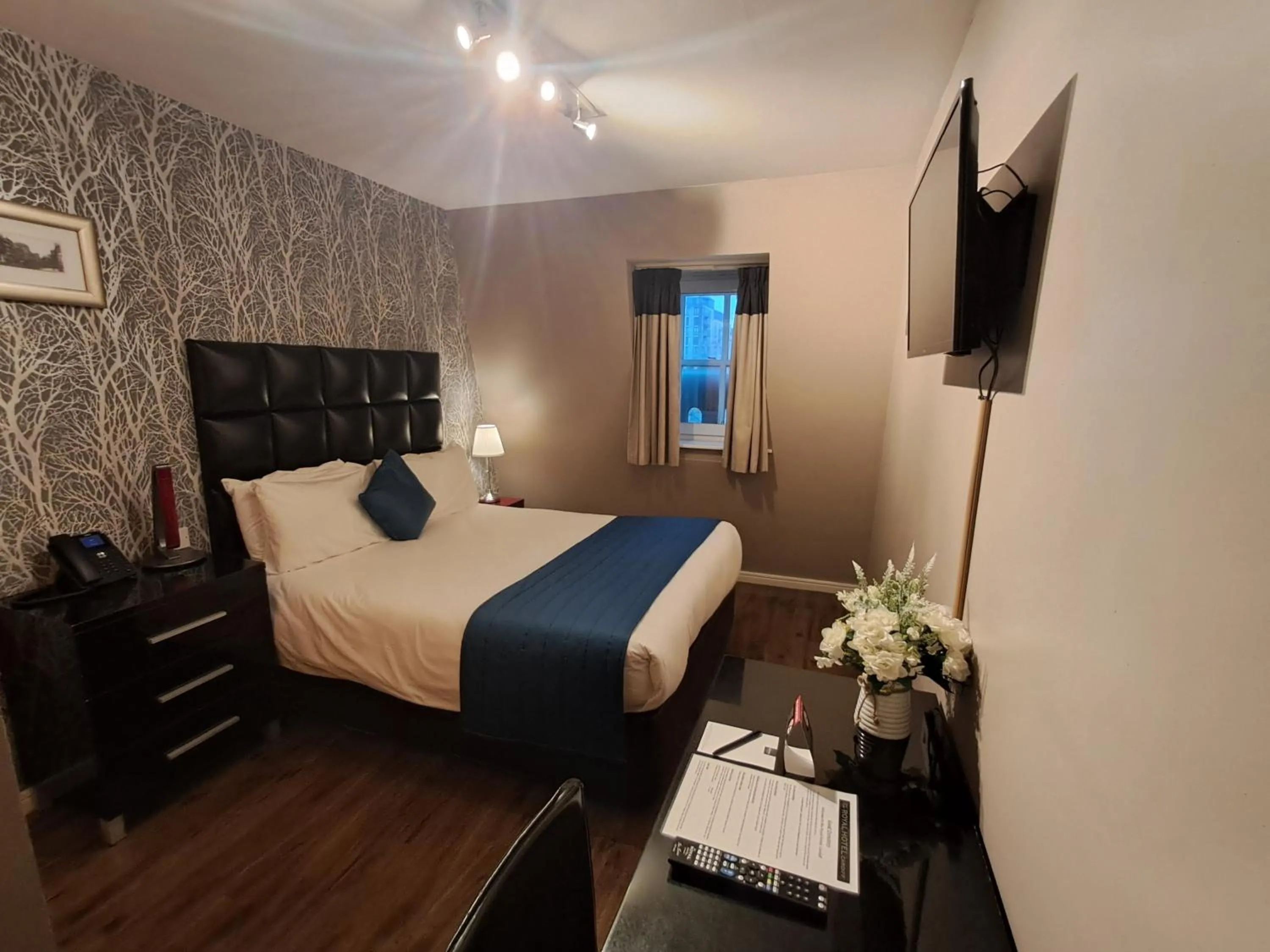 Bed in The Royal Hotel Cardiff