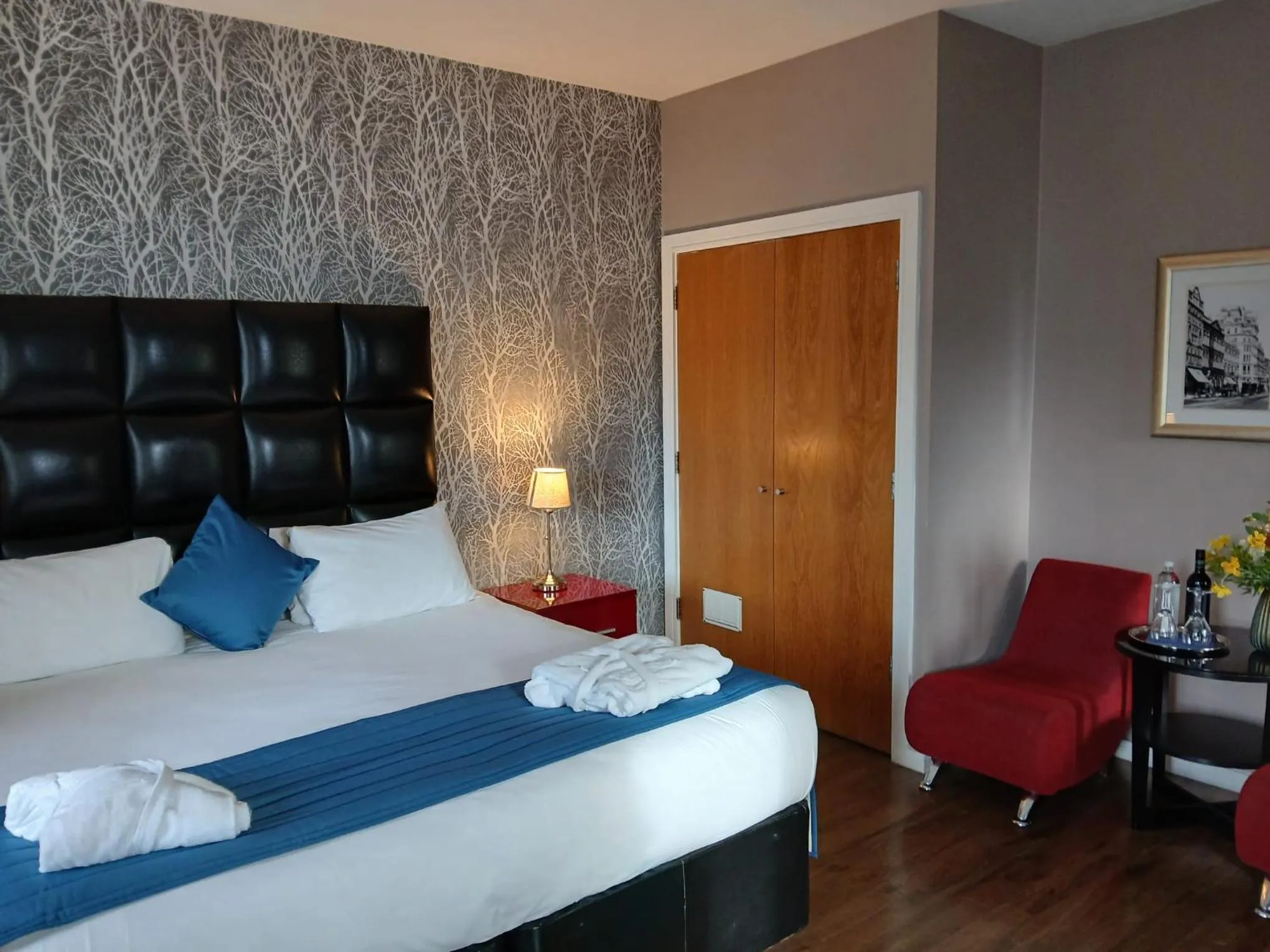 Bed in The Royal Hotel Cardiff